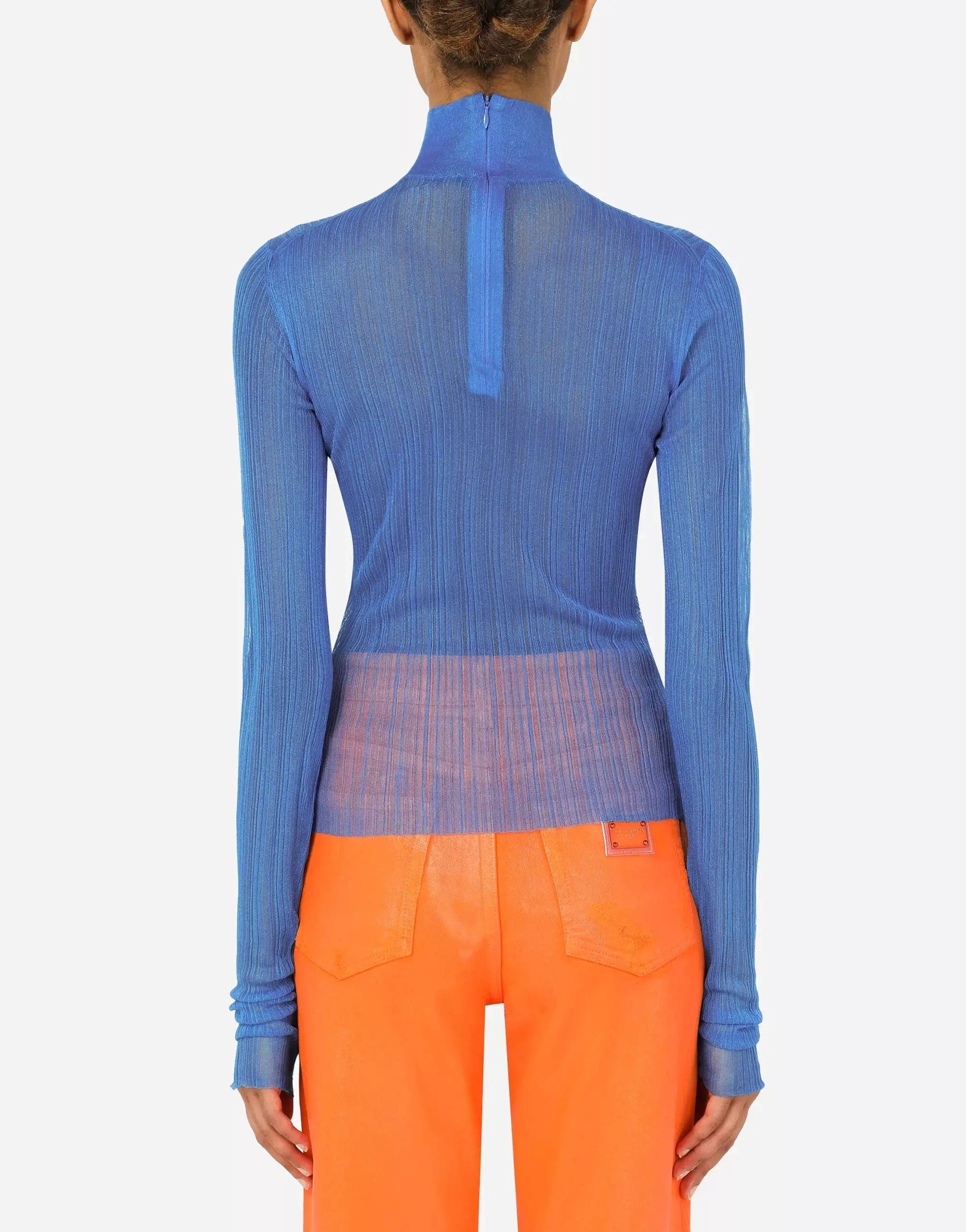 Dolce & Gabbana Fine-Rib Turtle-Neck Sweater