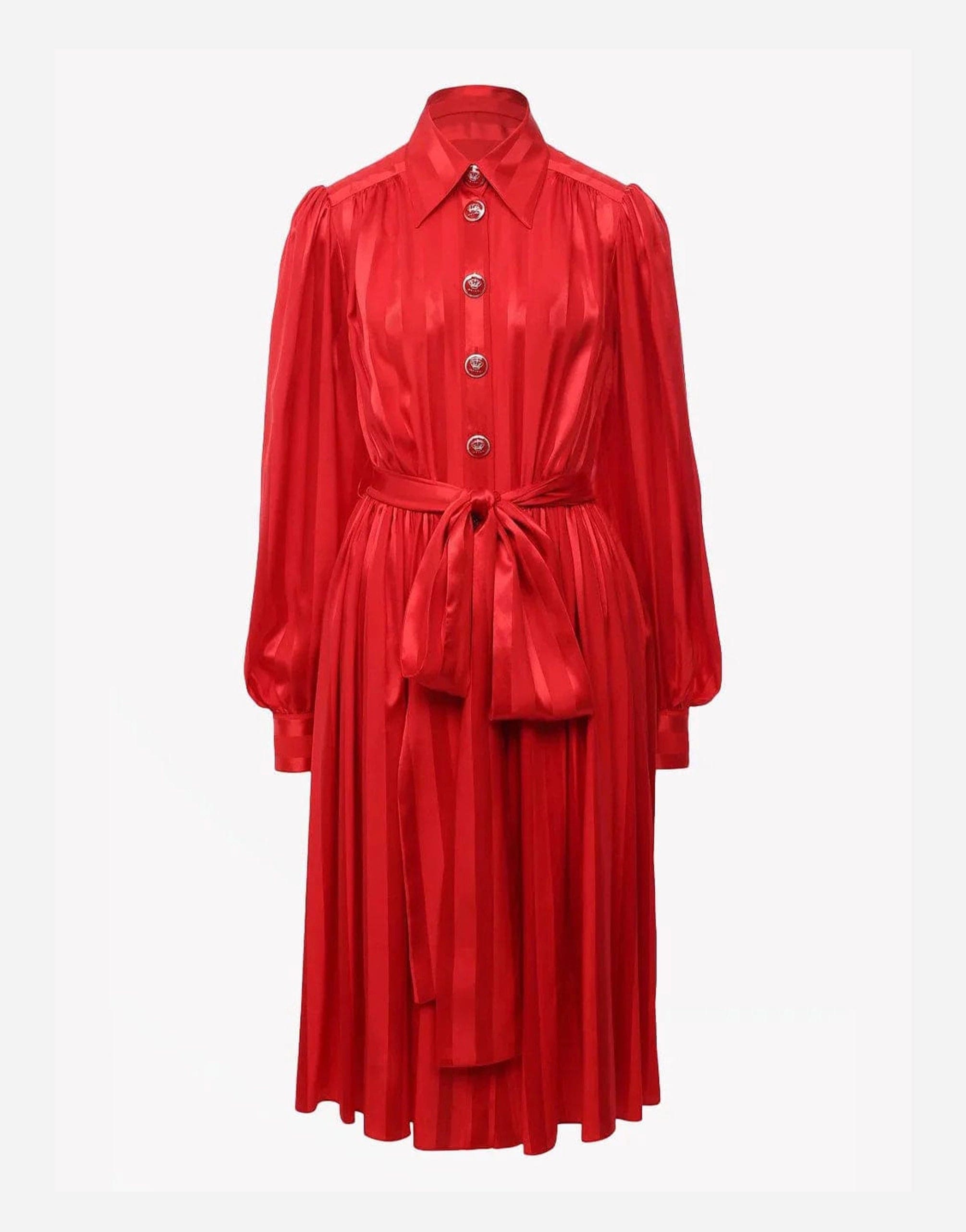 Dolce & Gabbana Flared Striped Dress