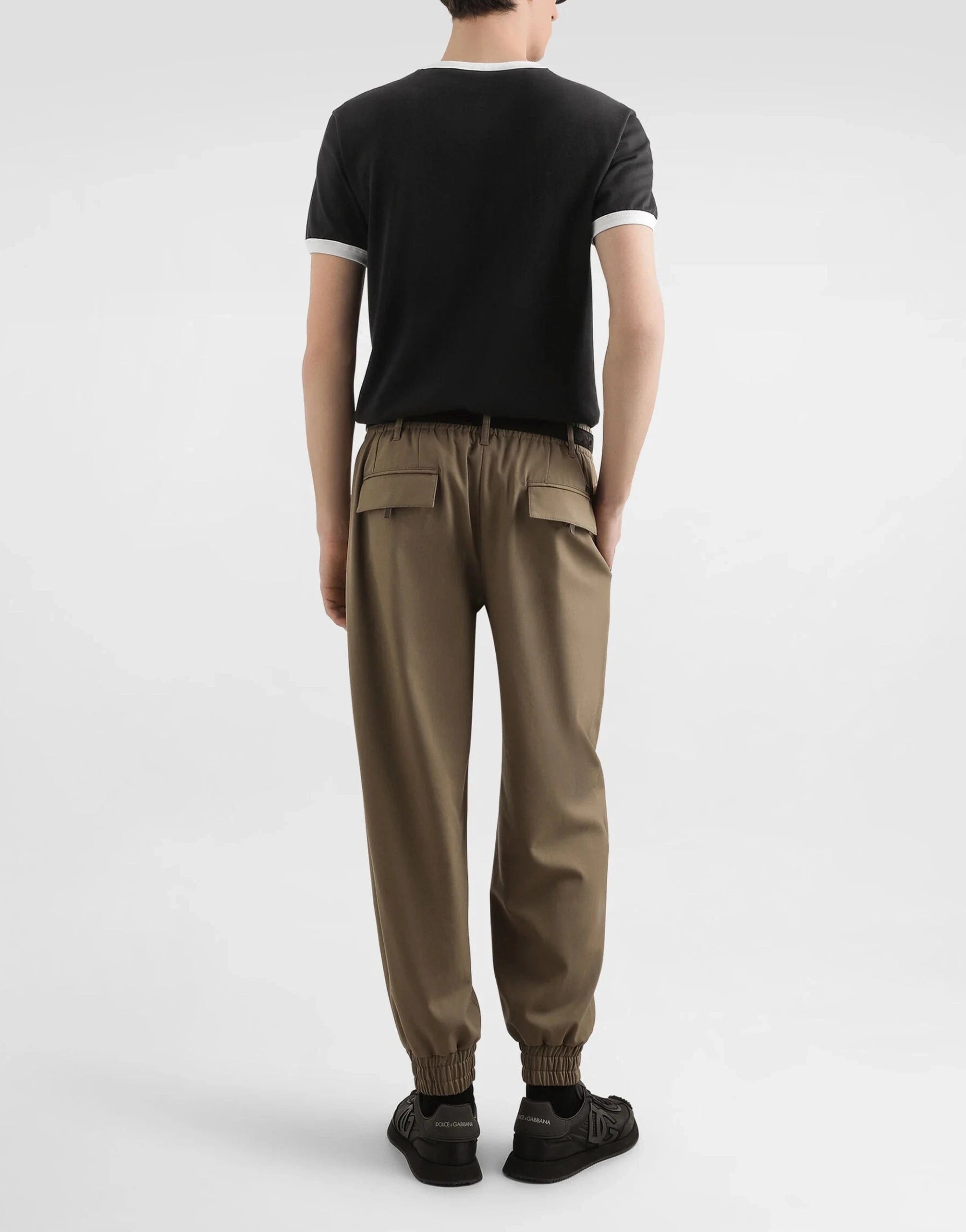 Dolce & Gabbana Flock Print Cotton T-Shirt