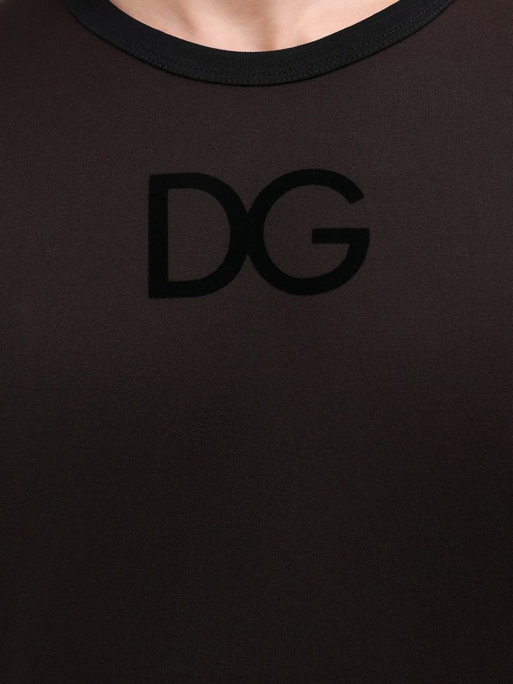 Dolce & Gabbana Flocked DG Logo Sweatshirt