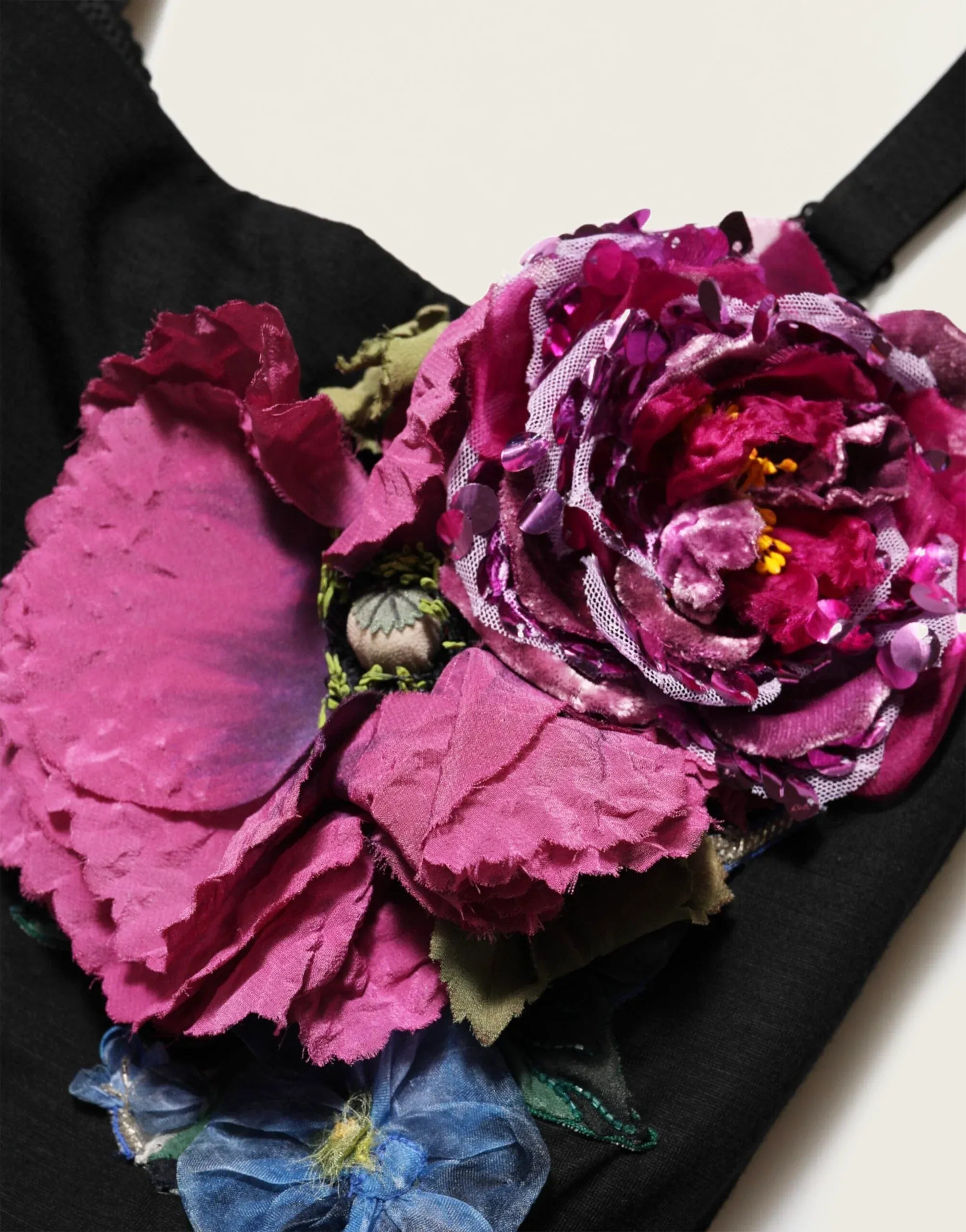 Dolce & Gabbana Floral Appliqué Jersey Maxi Dress