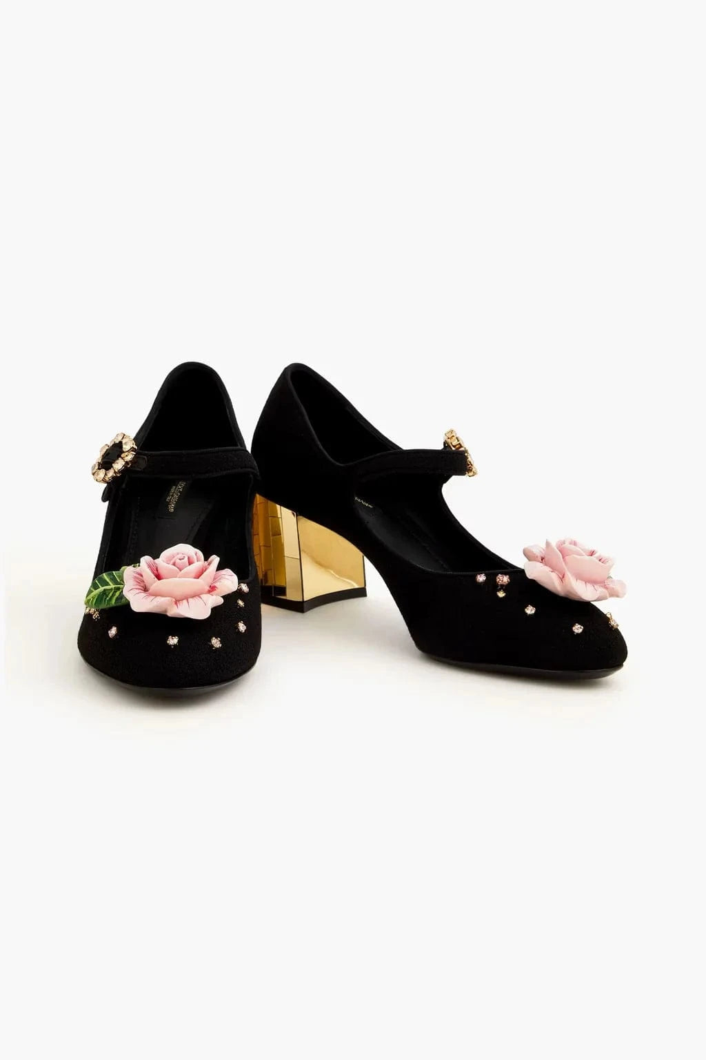 Dolce & Gabbana Floral Appliqué Mary Jane Pumps - alternate view