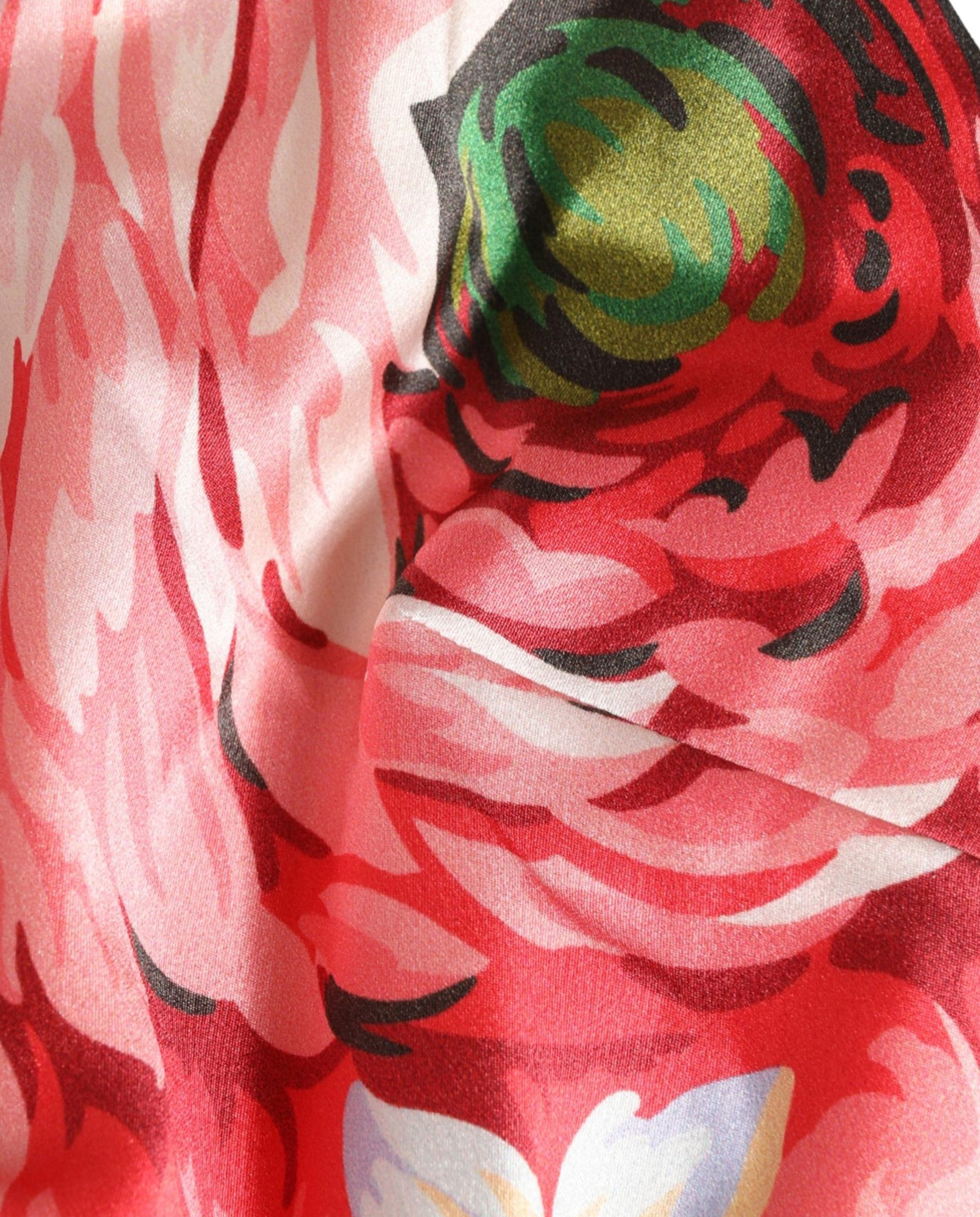 Top corto floreale Dolce & Gabbana