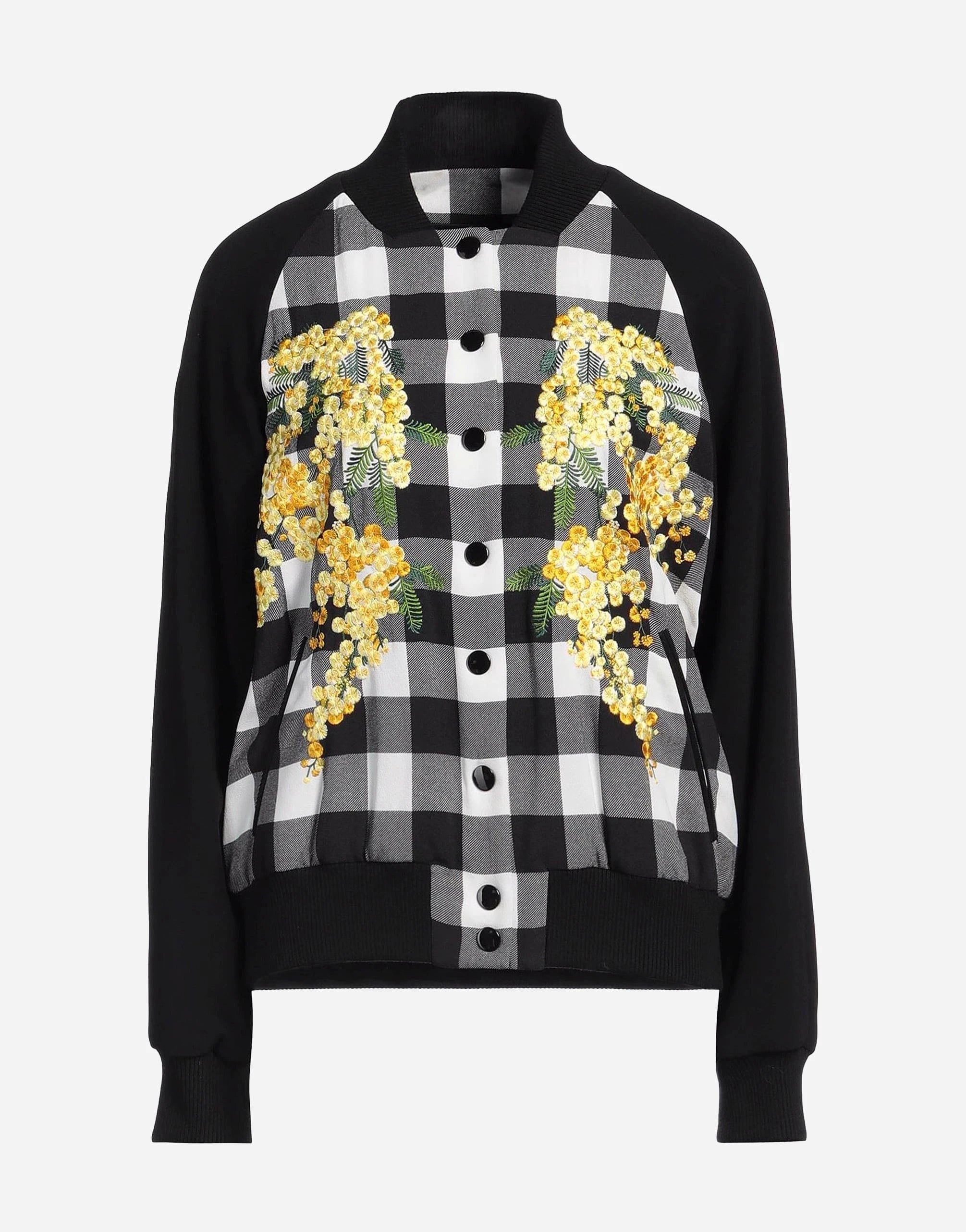 Dolce & Gabbana Floral-Embroidery Bomber Jacket