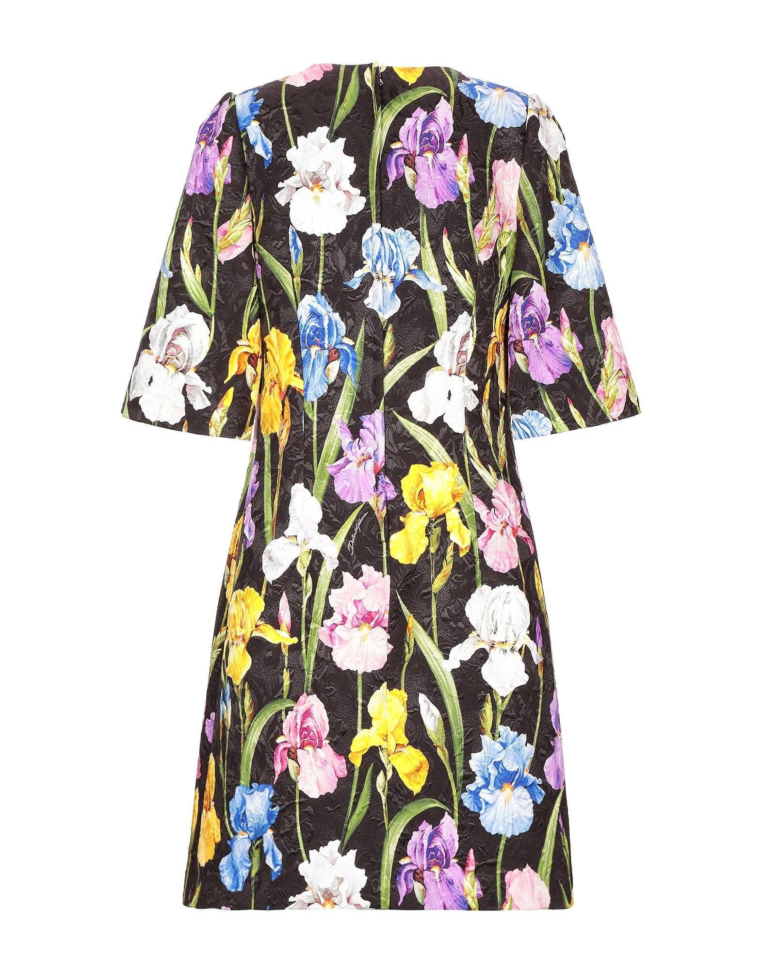 Dolce & Gabbana Floral Jacquard A-Line Mini Dress