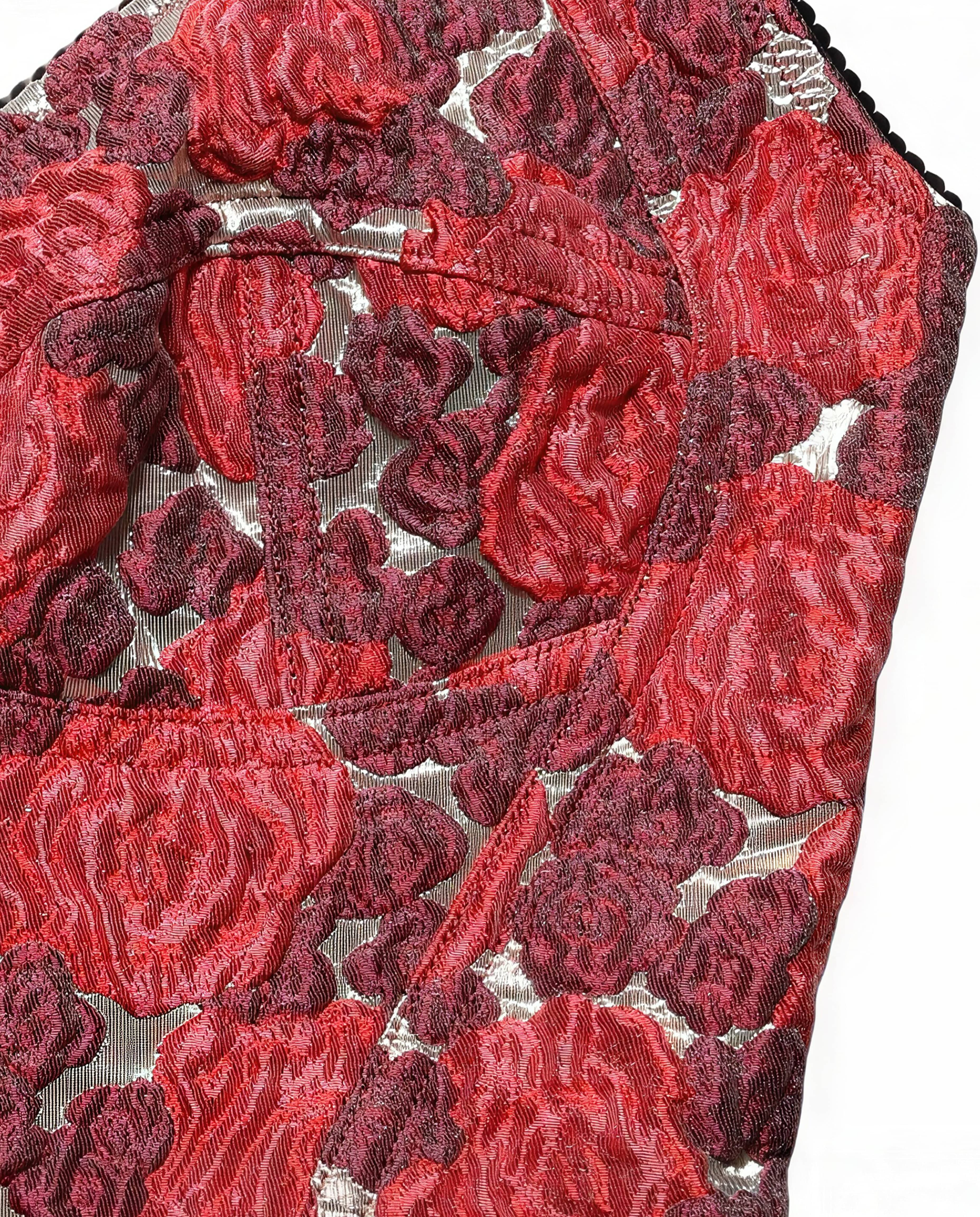 Dolce & Gabbana Dolce & Gabbana Floral Jacquard Bustier Crop Top