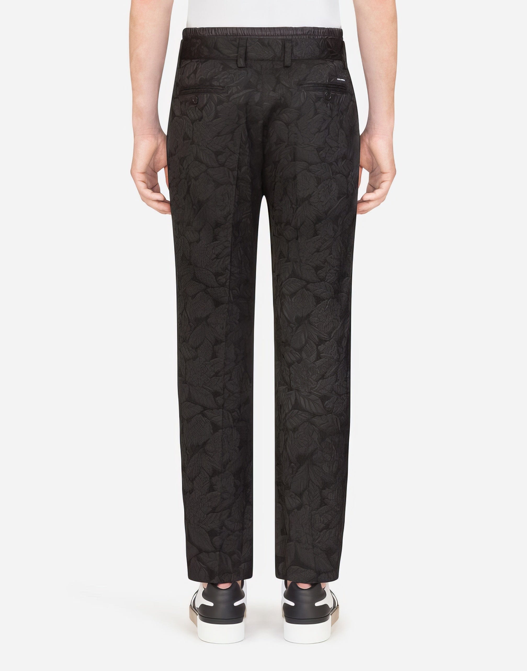 Dolce & Gabbana Floral Jacquard Jogging Pants
