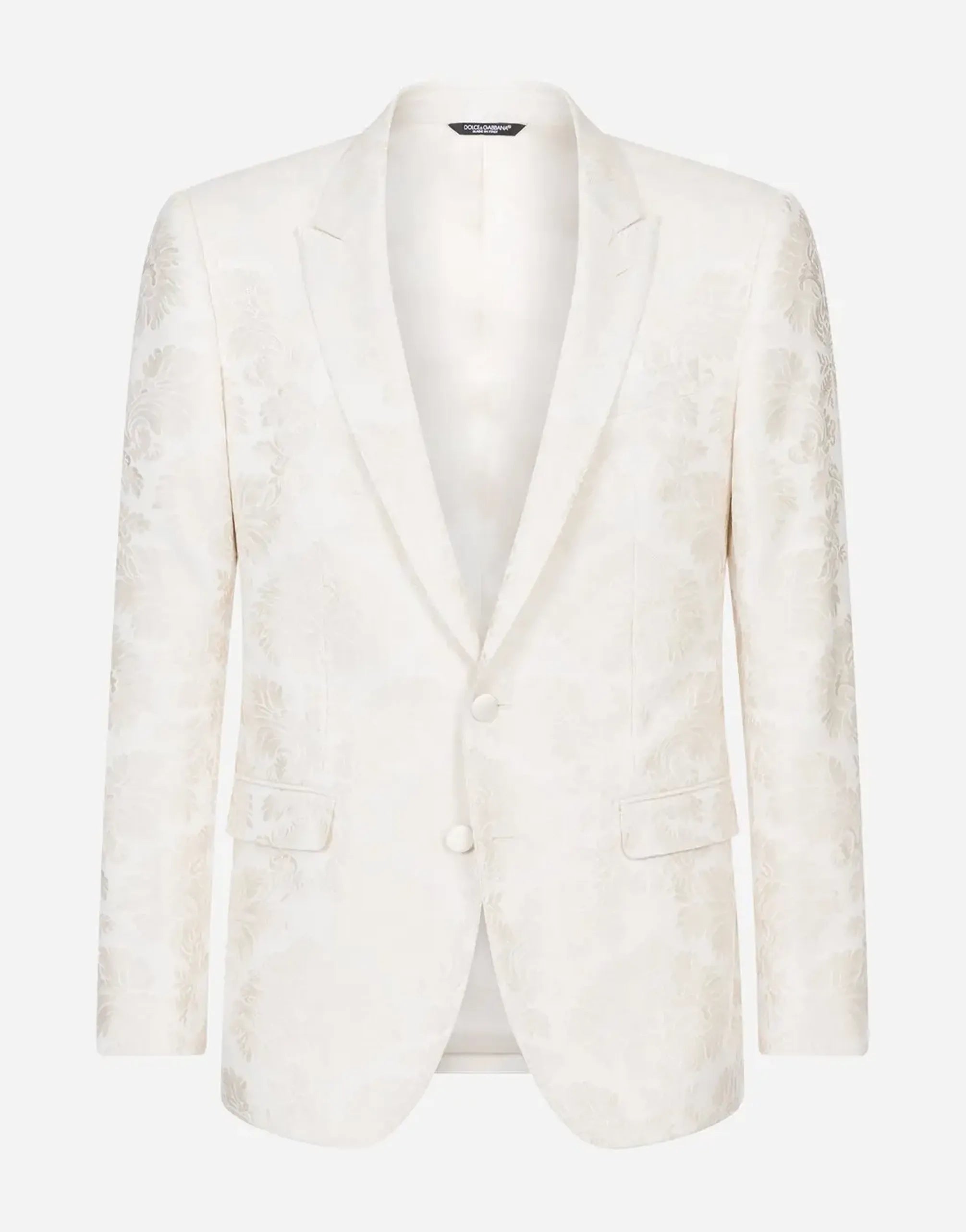 Dolce & Gabbana Dolce & Gabbana Floral Jacquard Martini-Fit Blazer