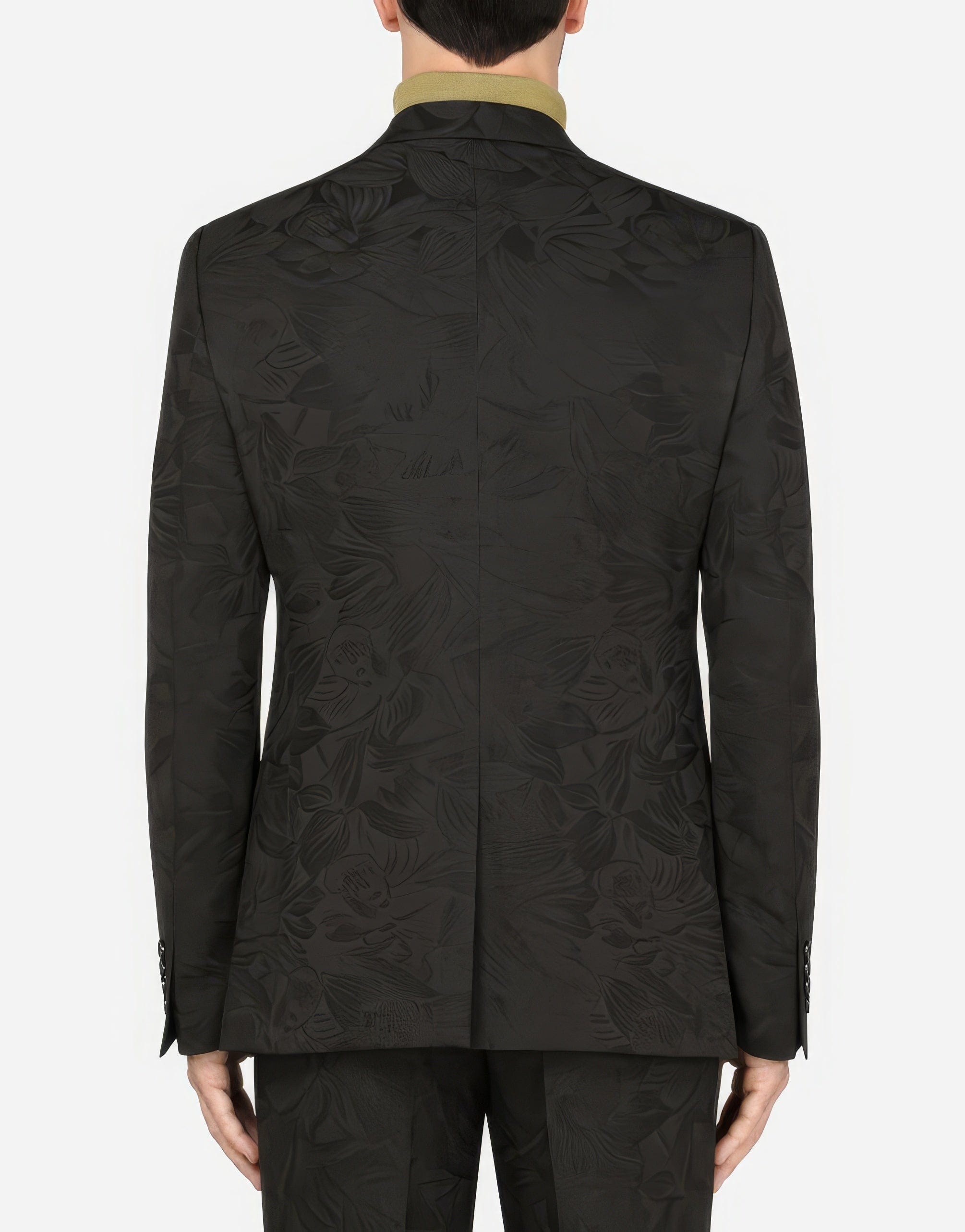 Dolce & Gabbana Floral Jacquard Martini-Fit Suit