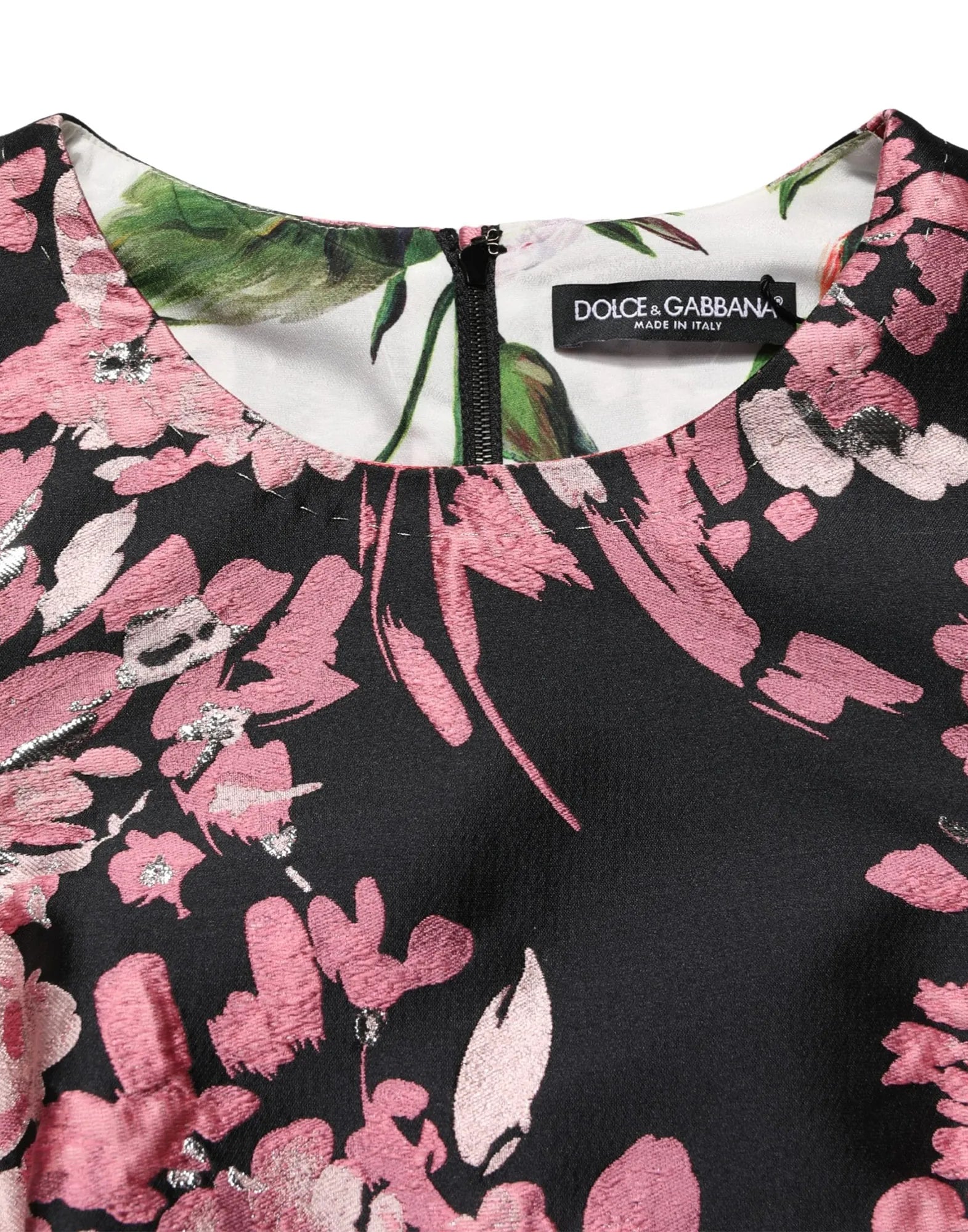 Dolce & Gabbana Floral Jacquard Mini Dress