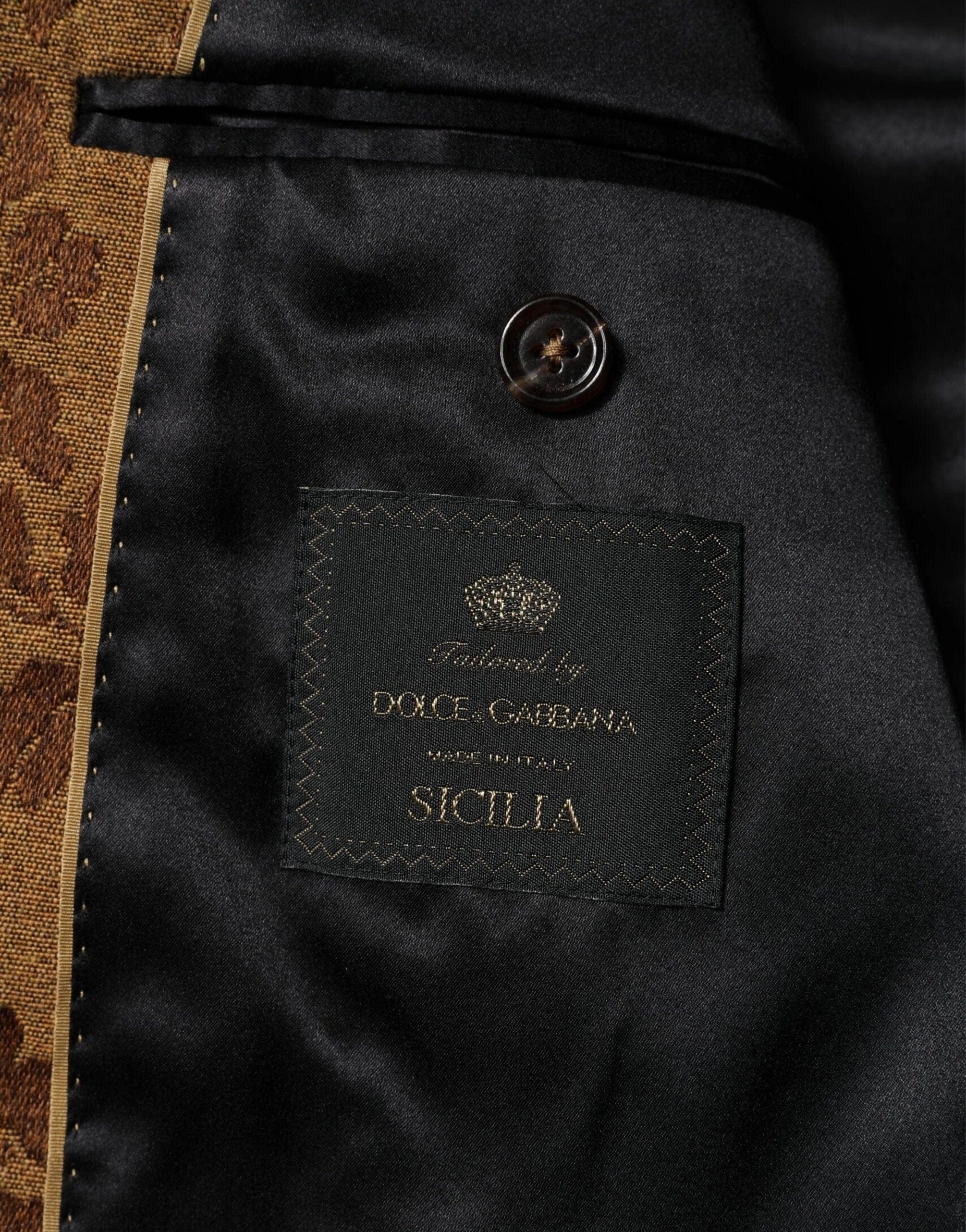 Dolce & Gabbana Floral Jacquard Sicilia-Fit Two-Piece Suit