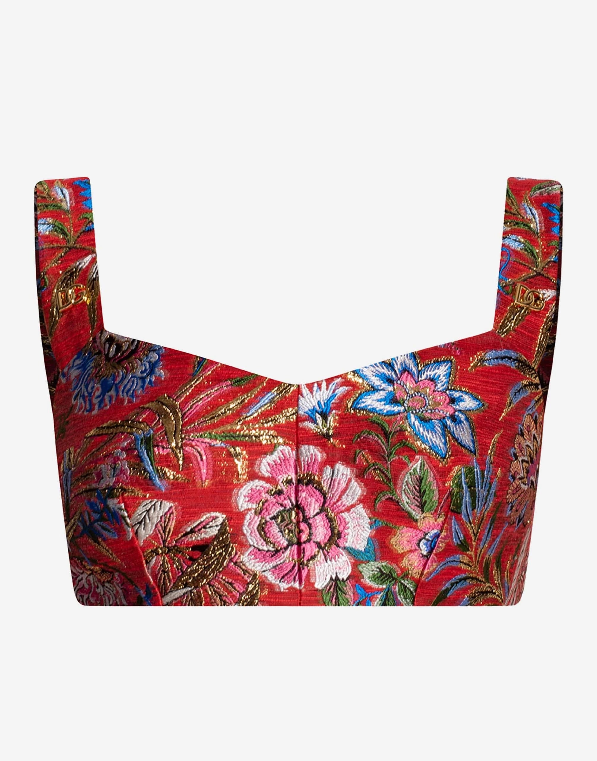 Dolce & Gabbana Floral Jacquard Top