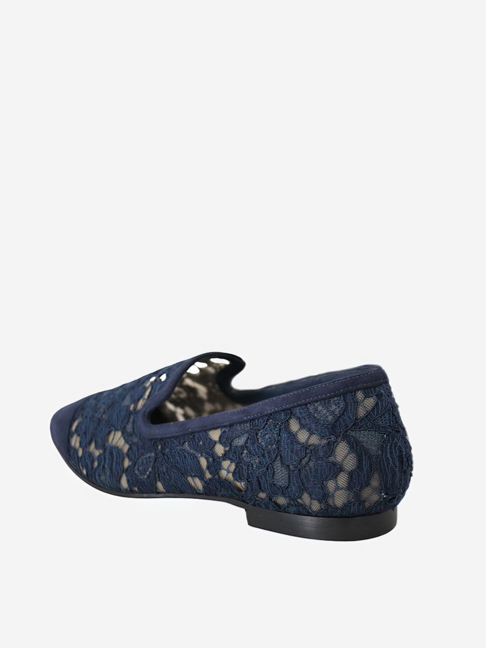 Dolce & Gabbana Floral Lace Loafers