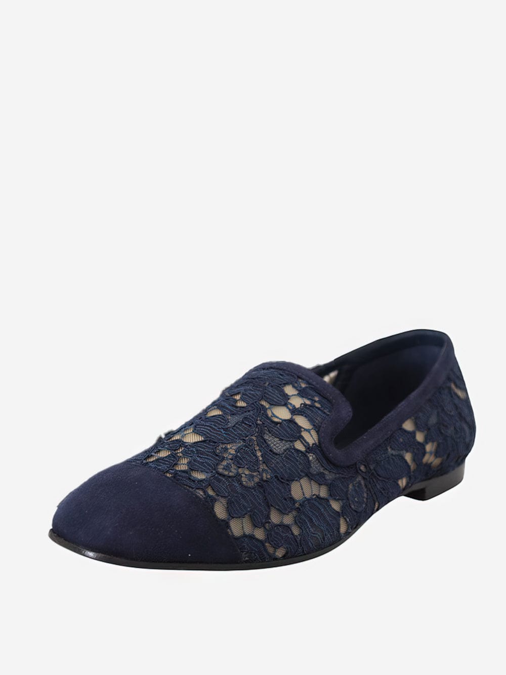 Dolce & Gabbana Floral Lace Loafers