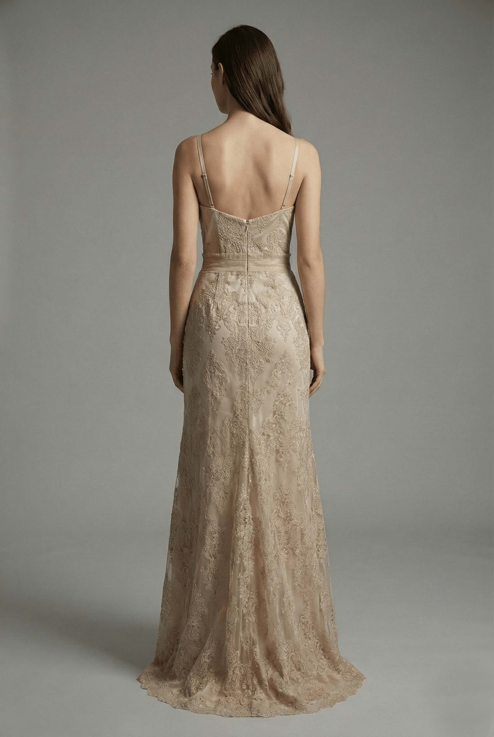 Dolce & Gabbana Floral Lace Sheath Maxi Dress