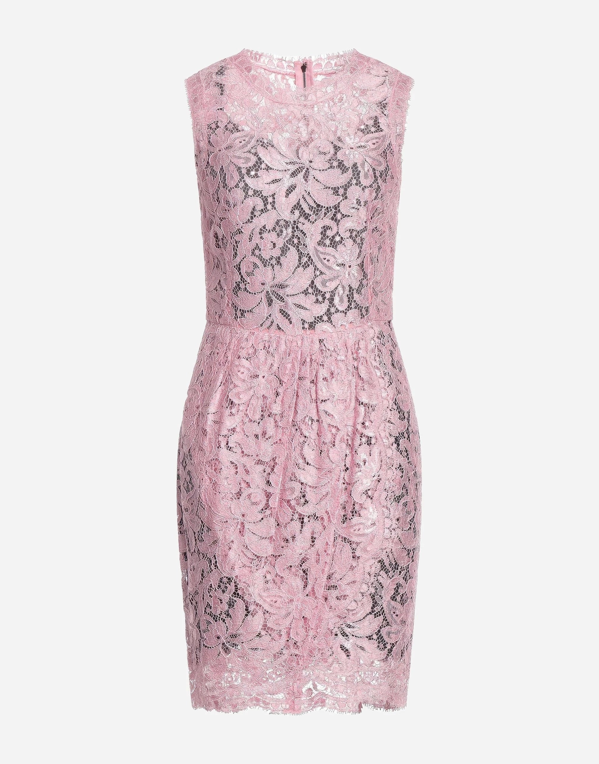 Dolce & Gabbana Floral Lace Sleeveless Minidress