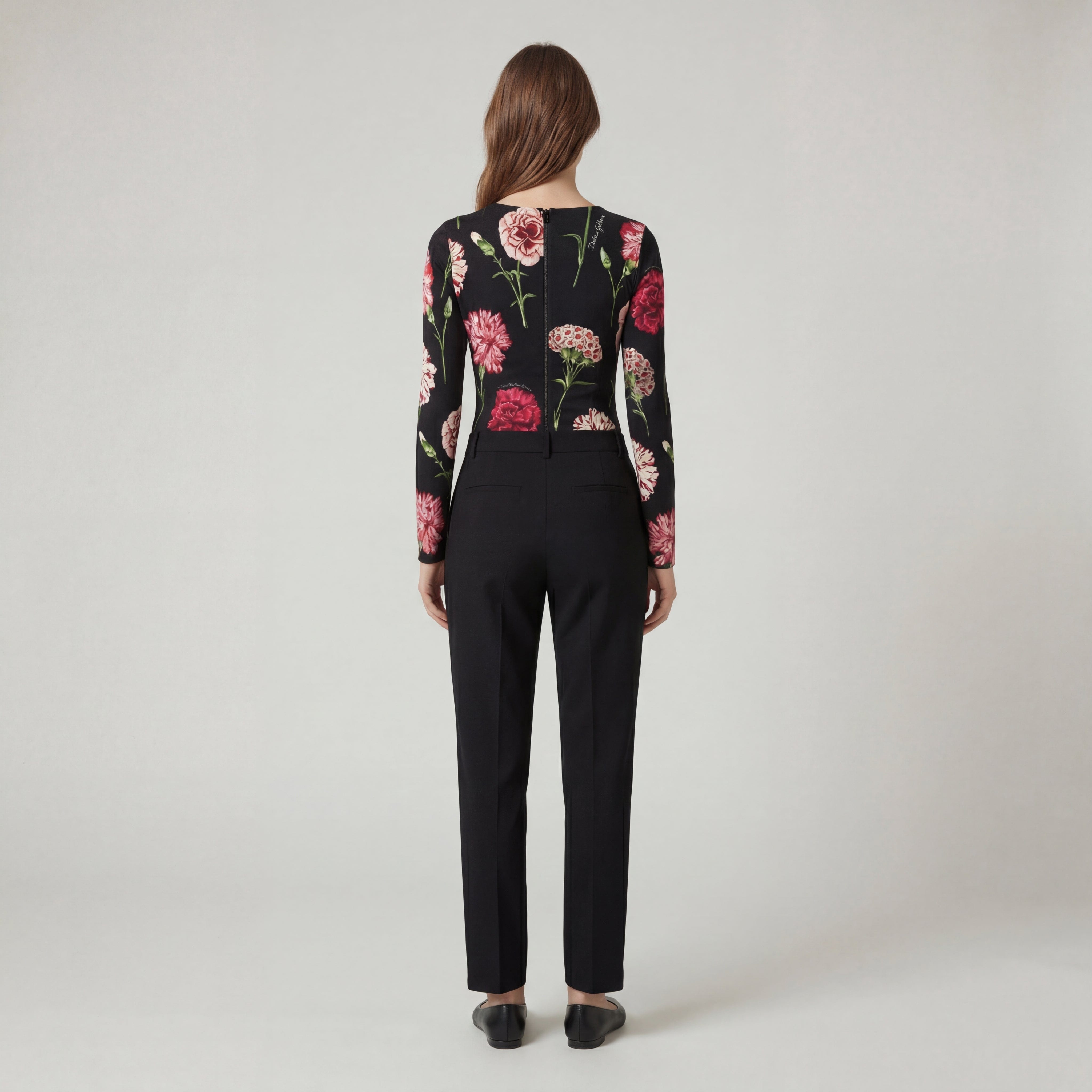 Dolce & Gabbana Floral Long Sleeve Top