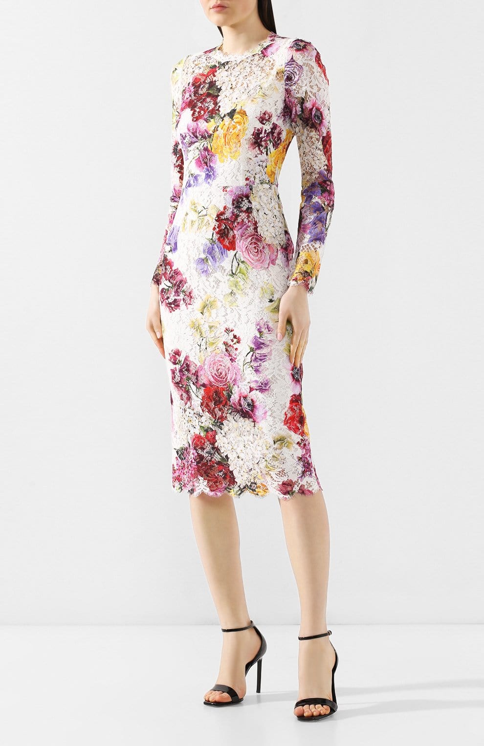 Dolce & Gabbana Floral Midi Dress
