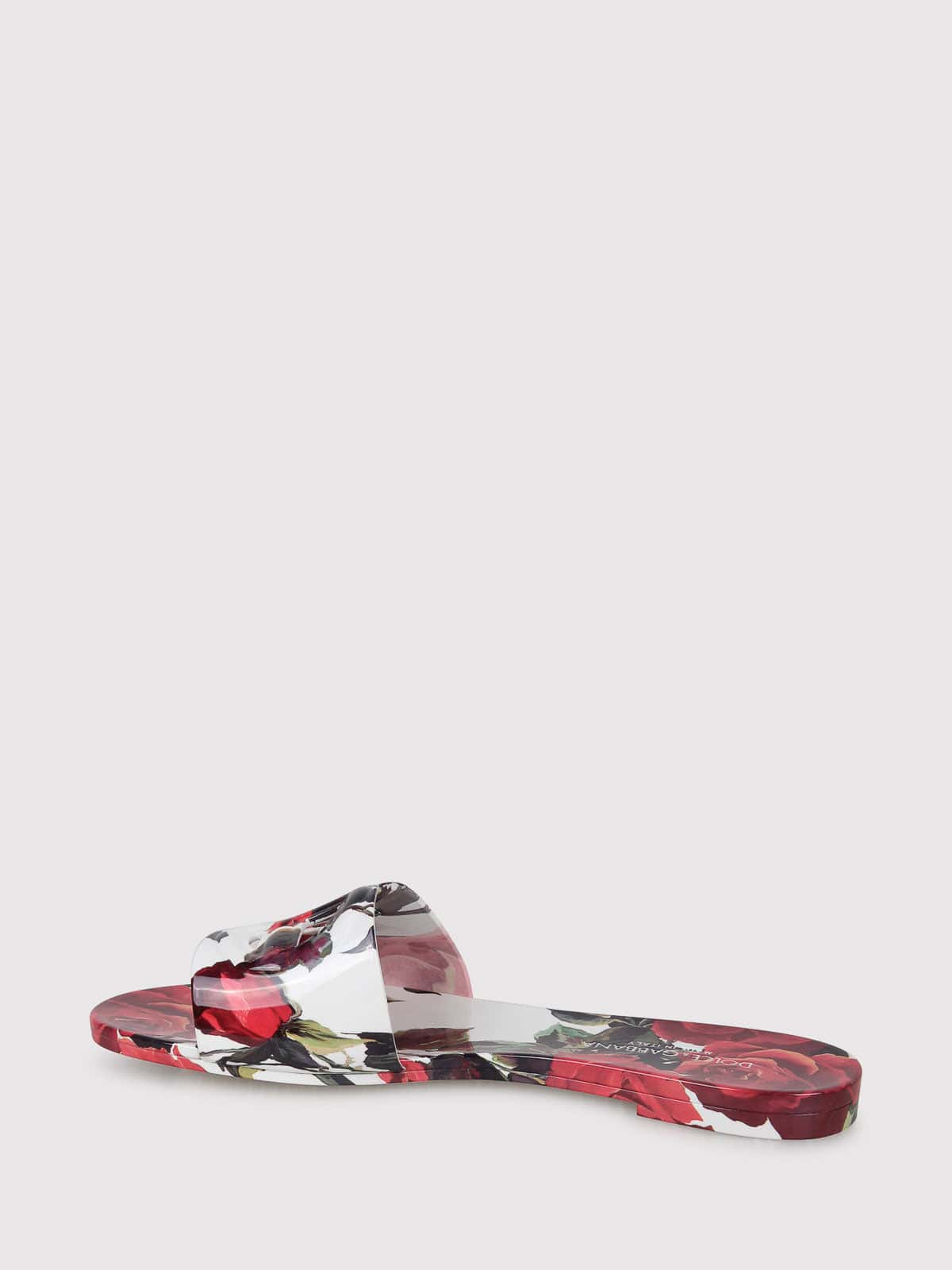 Dolce & Gabbana Floral-Print Beachwear Slides