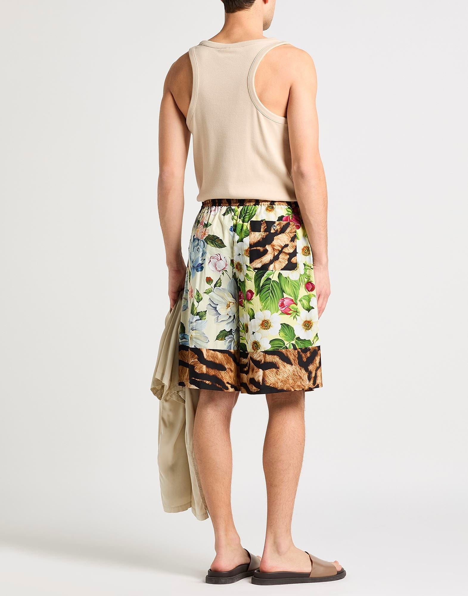 Dolce & Gabbana Floral-Print Bermuda Shorts