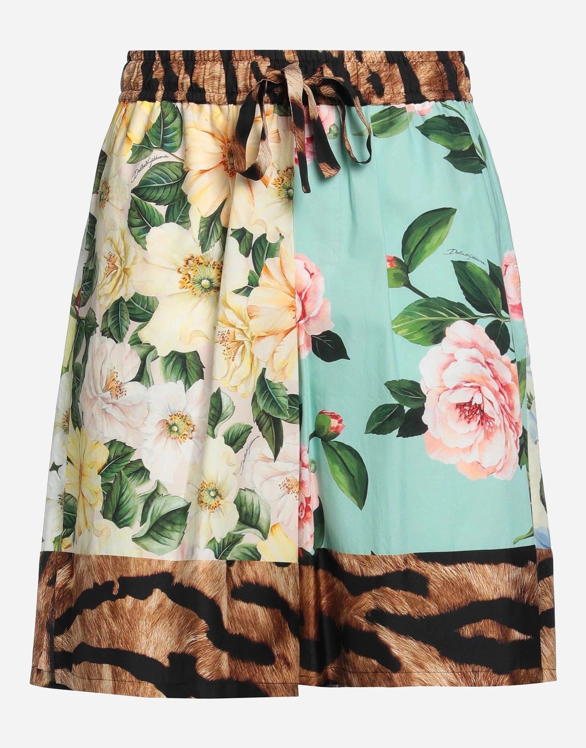 Dolce & Gabbana Floral-Print Bermuda Shorts