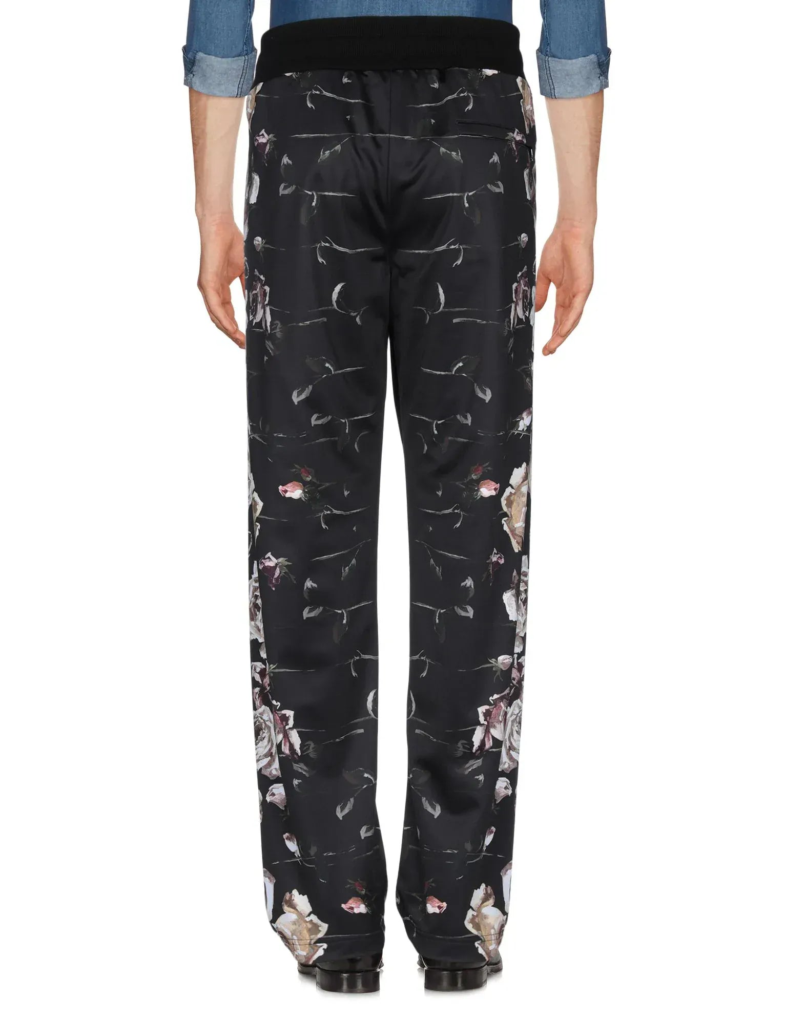 Dolce & Gabbana Floral Print Drawstring Trousers