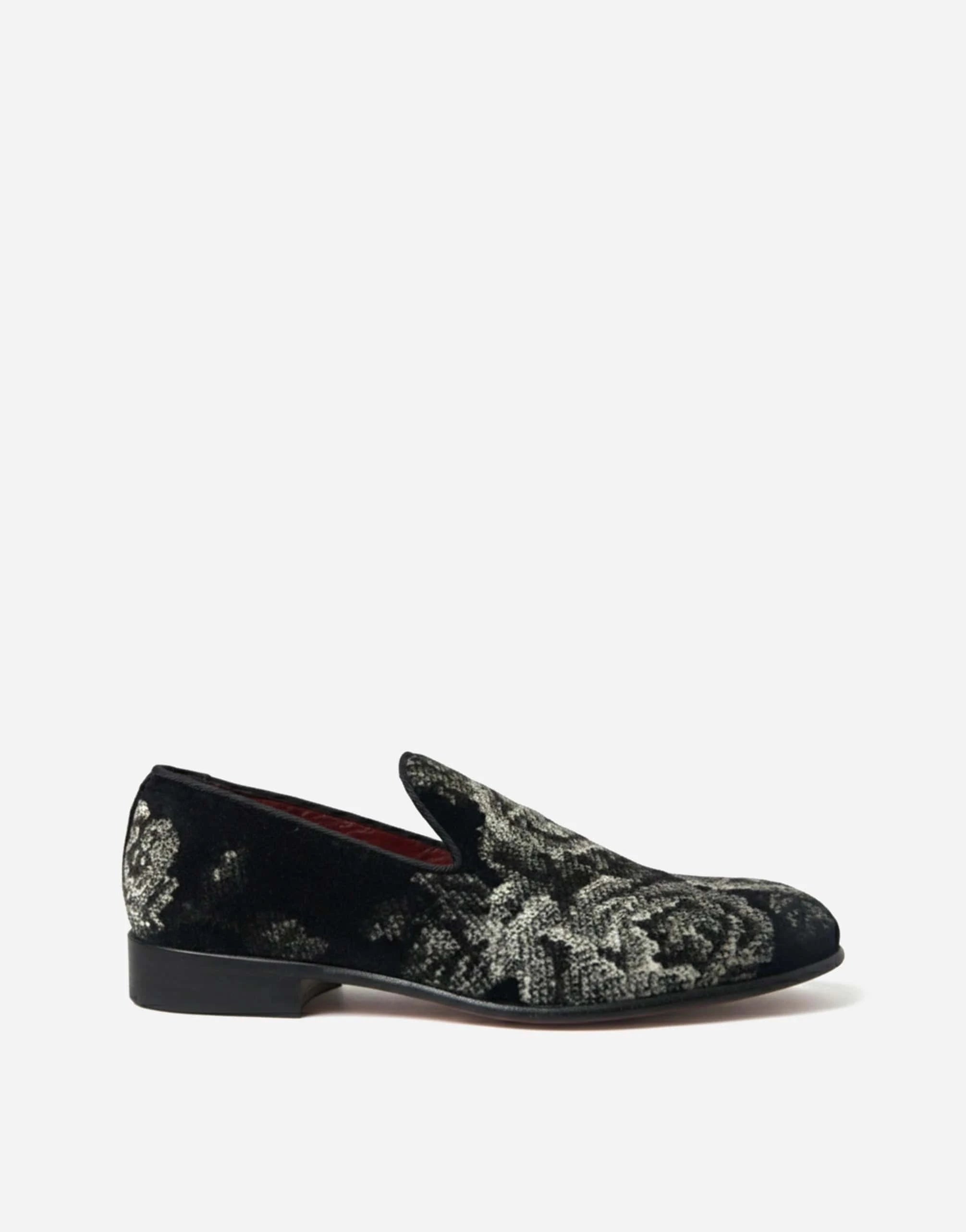 Dolce & Gabbana Floral-Print Loafers