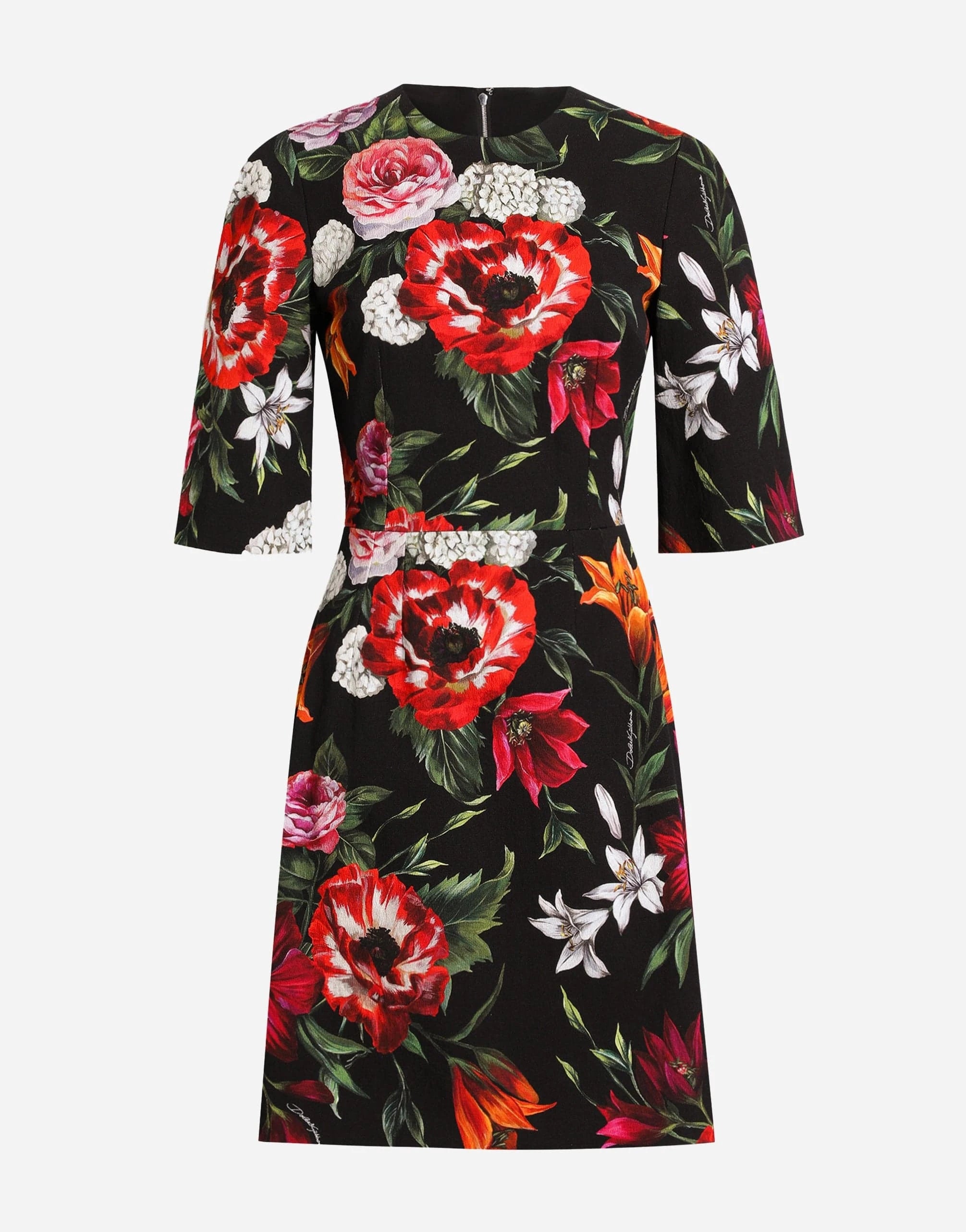 Dolce & Gabbana Floral-Print Mini Dress