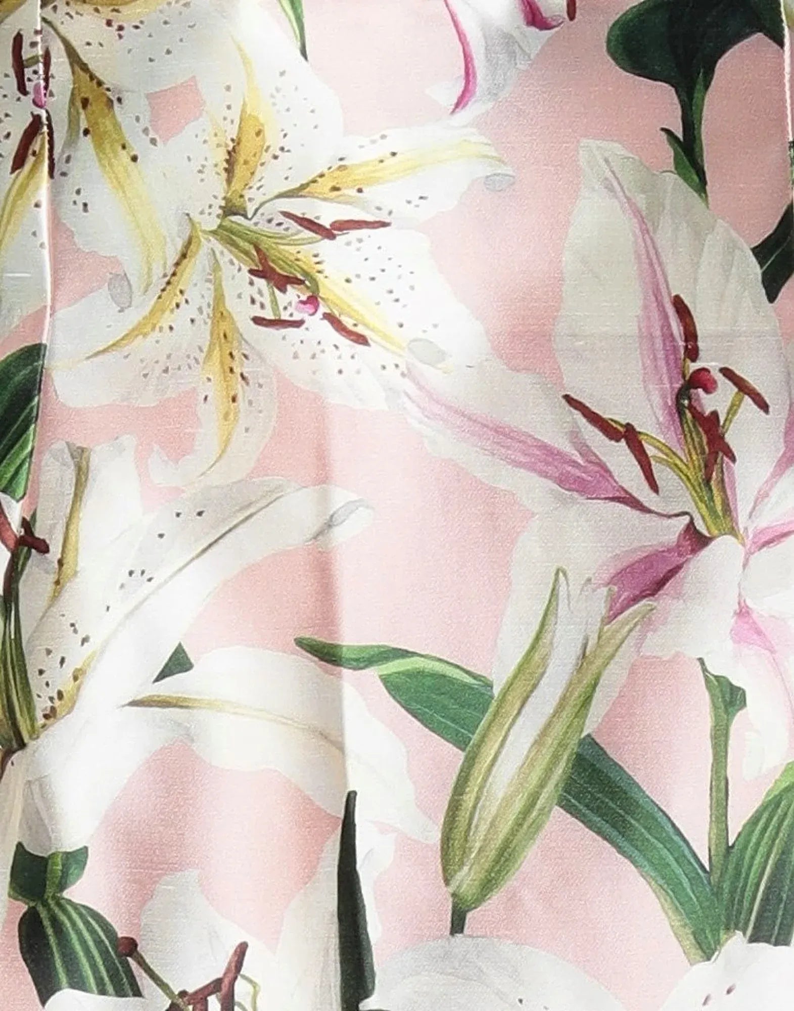 Dolce & Gabbana Dolce & Gabbana Floral Print Shantung Silk Mini Skirt