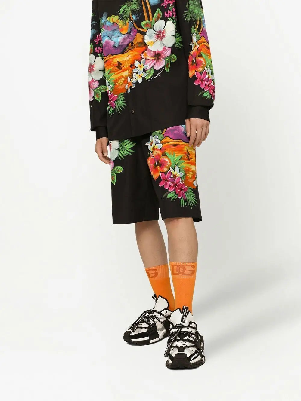 Dolce & Gabbana Dolce & Gabbana Floral-Print Shorts