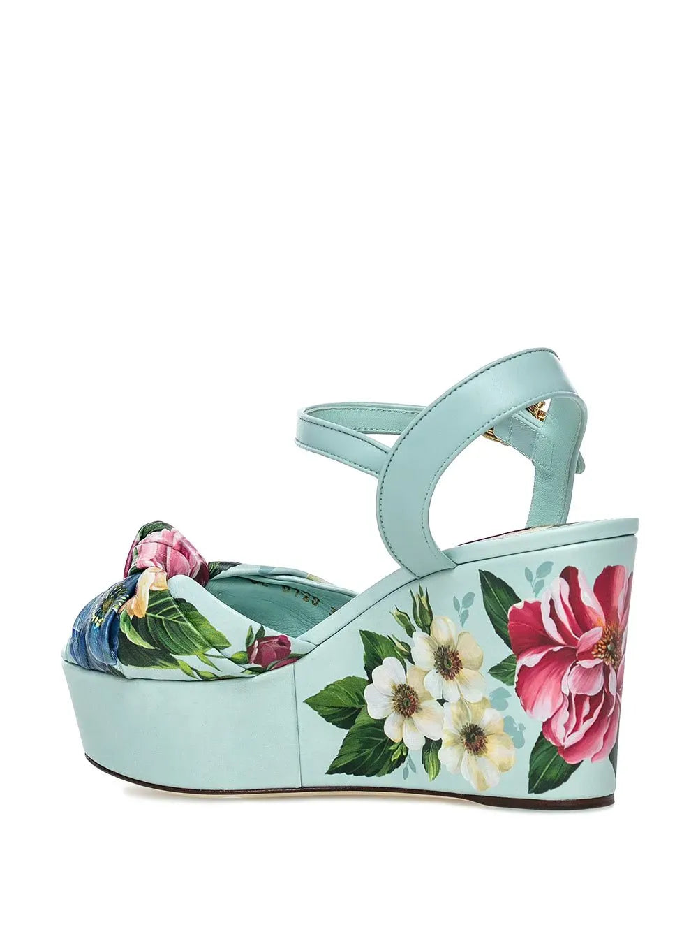 Dolce & Gabbana Floral Wedge Sandals
