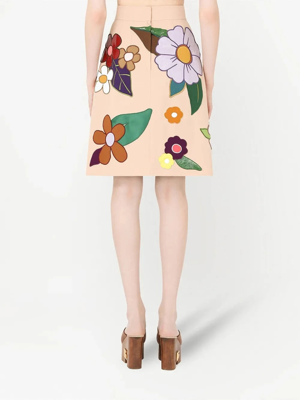 Dolce & Gabbana Flower Patch-Detail Skirt