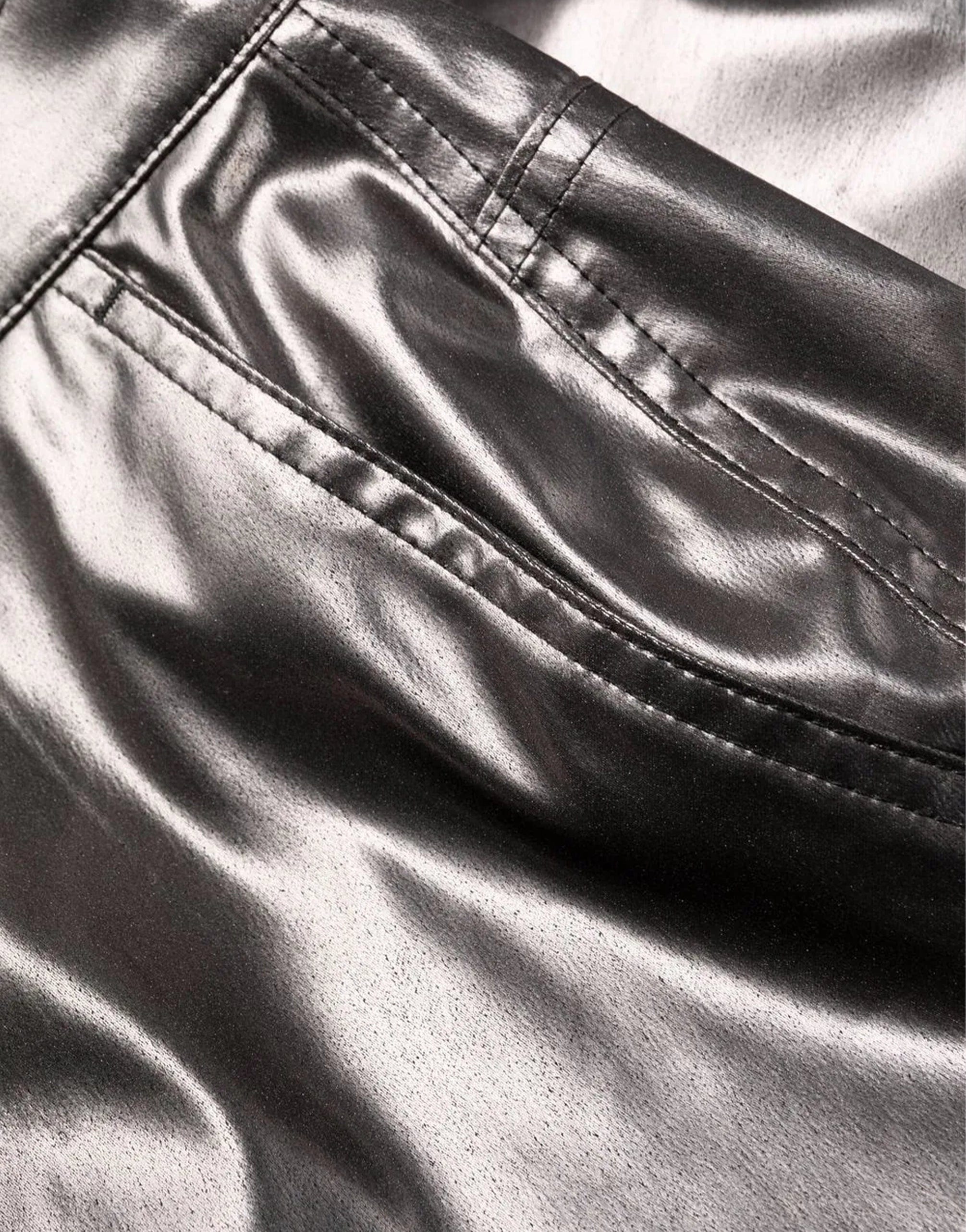 Dolce & Gabbana Foiled Fabric Pants