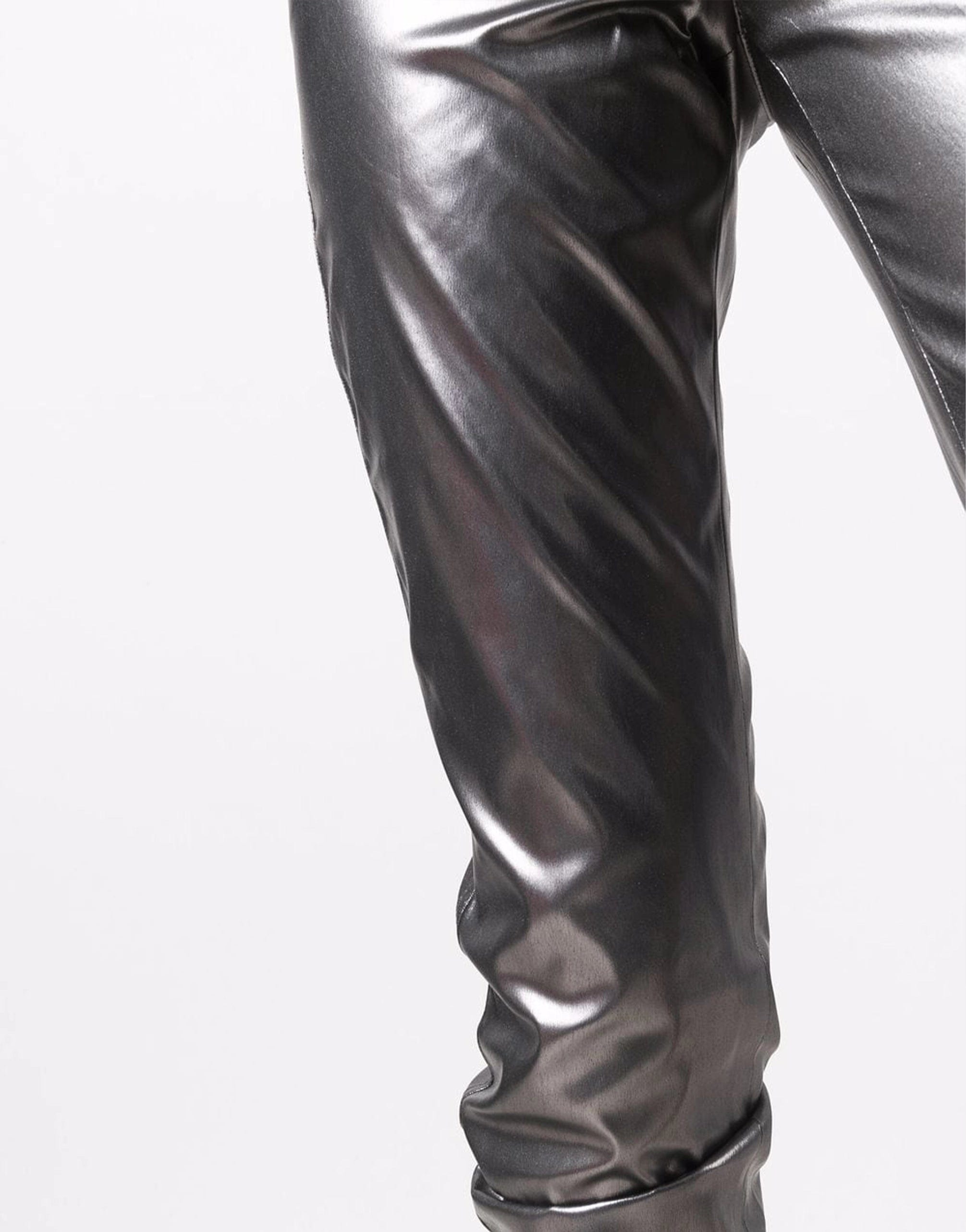 Dolce & Gabbana Foiled Fabric Pants