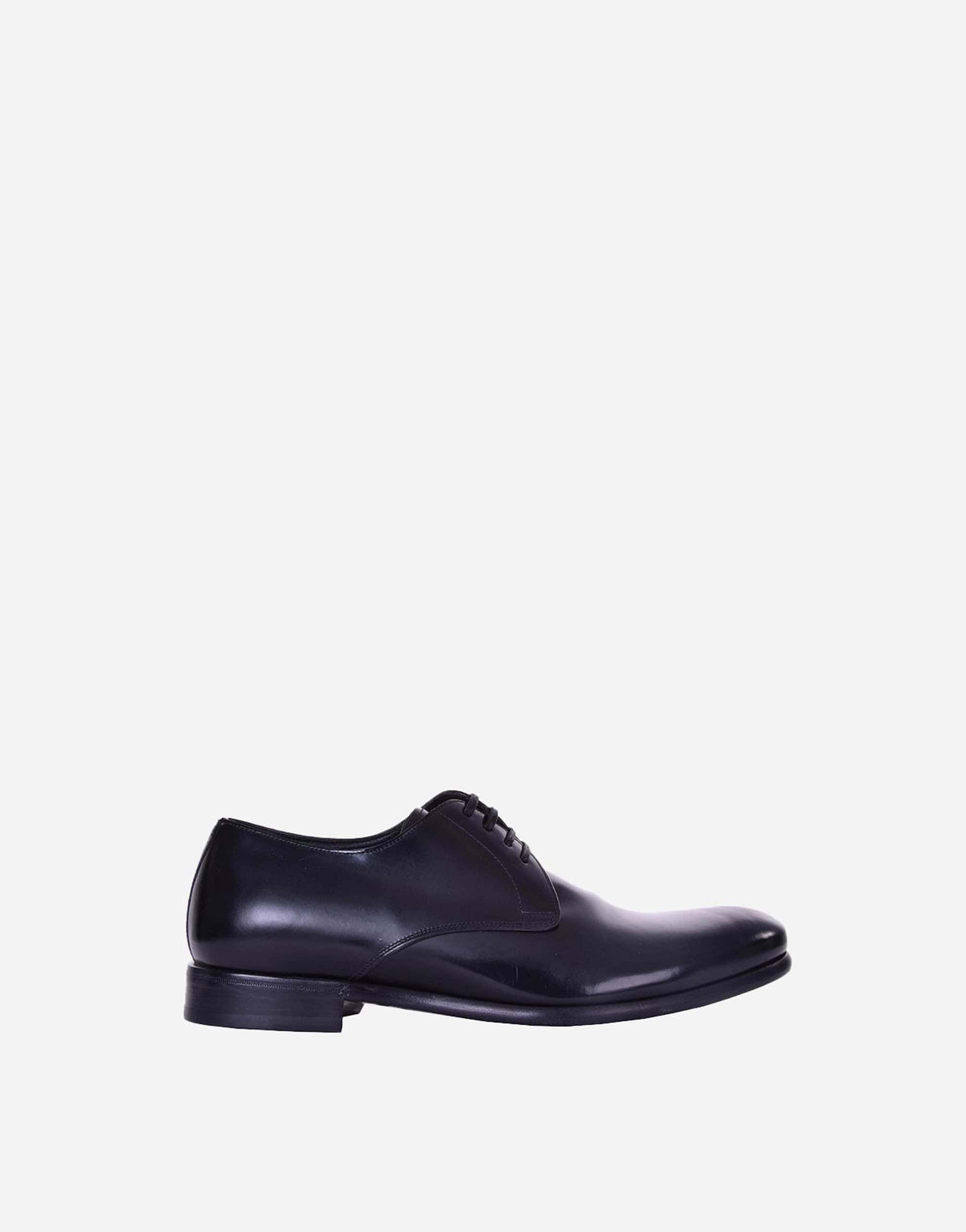 Dolce & Gabbana Black Leather Formal Dress Shoes