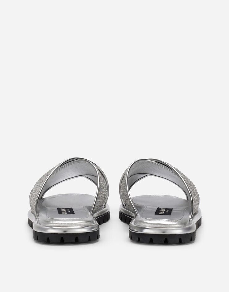 Dolce & Gabbana Fusible Rhinestones-Embellished Slides