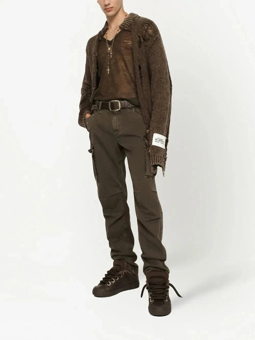 Dolce & Gabbana Garment-Dyed Cargo Pants