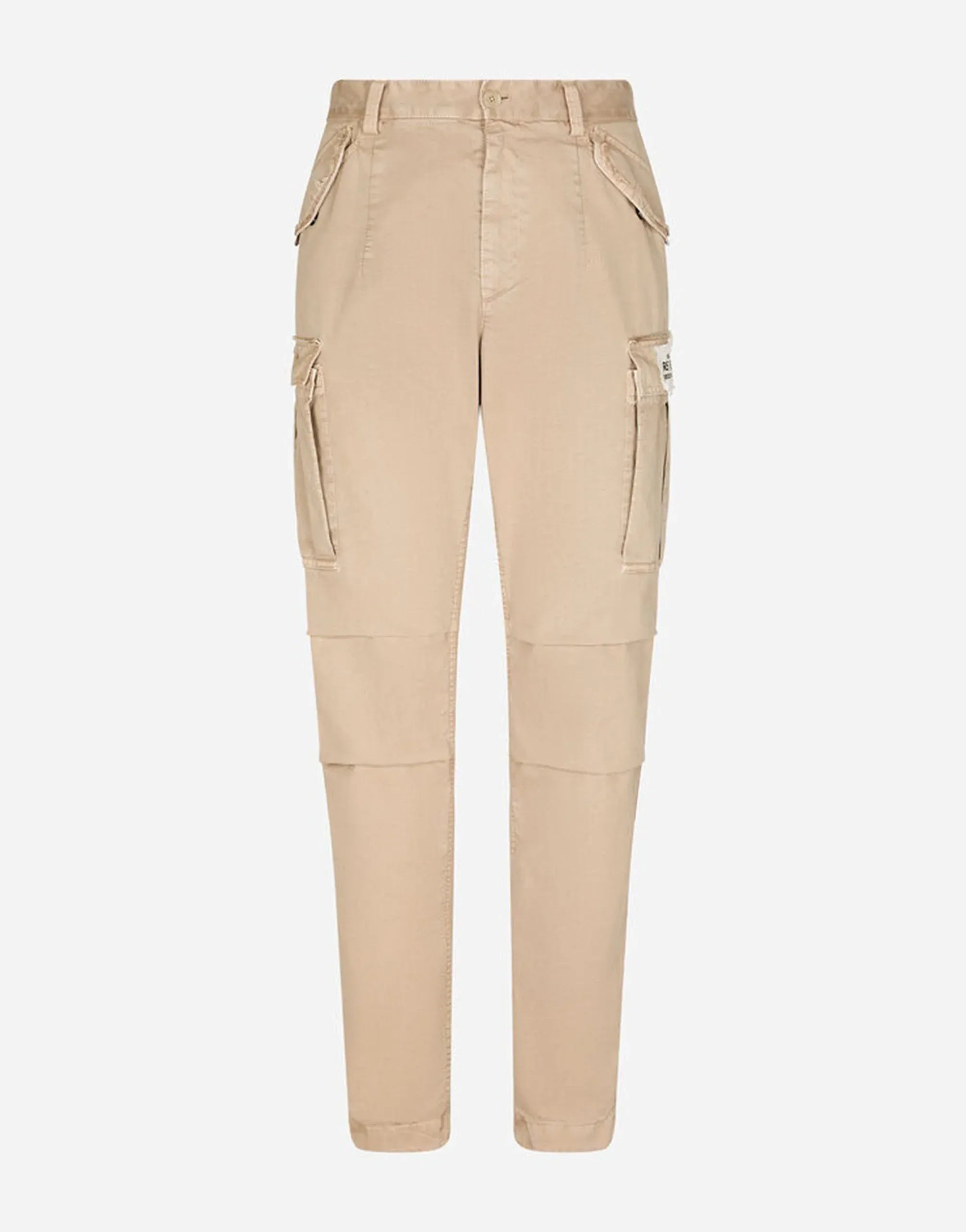 Dolce & Gabbana Garment-Dyed Cotton Cargo Pants