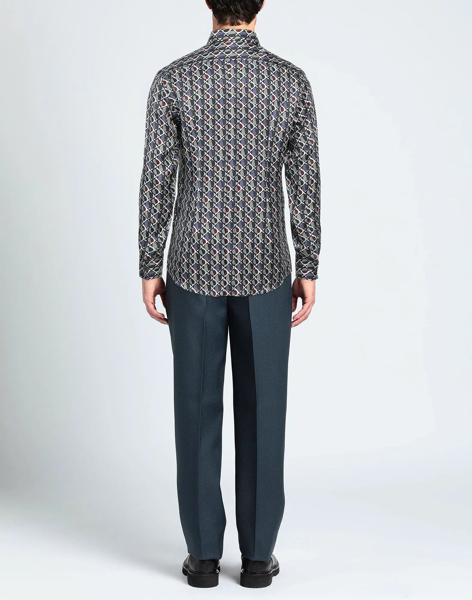 Dolce & Gabbana Geometric Optical Print Shirt
