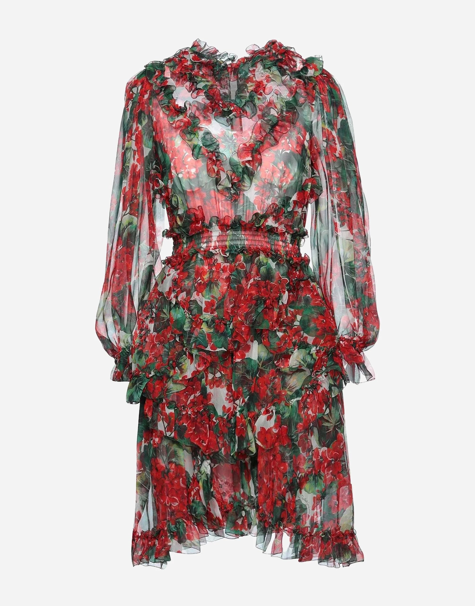 Dolce & Gabbana Geranium Mini Dress