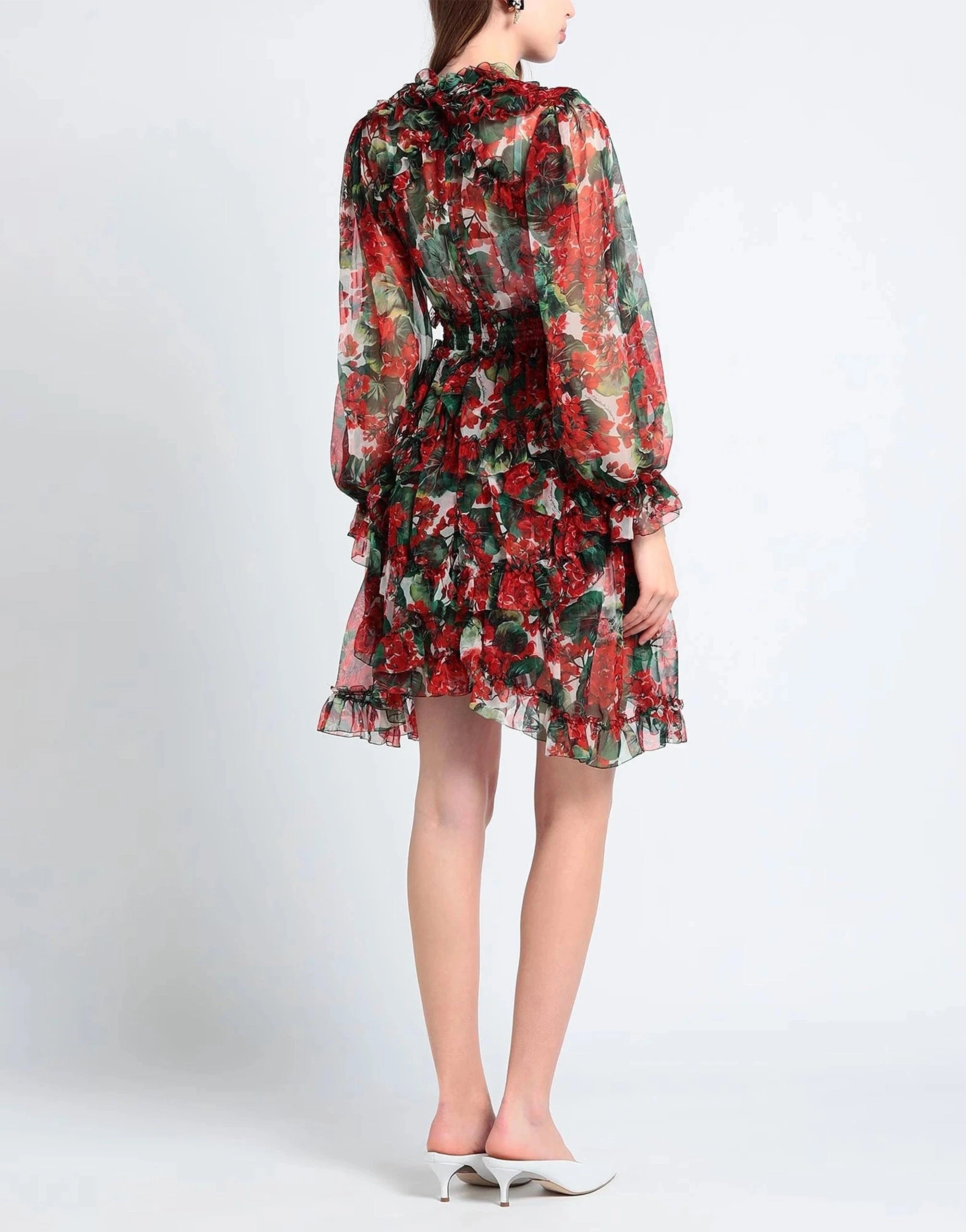 Dolce & Gabbana Geranium Mini Dress