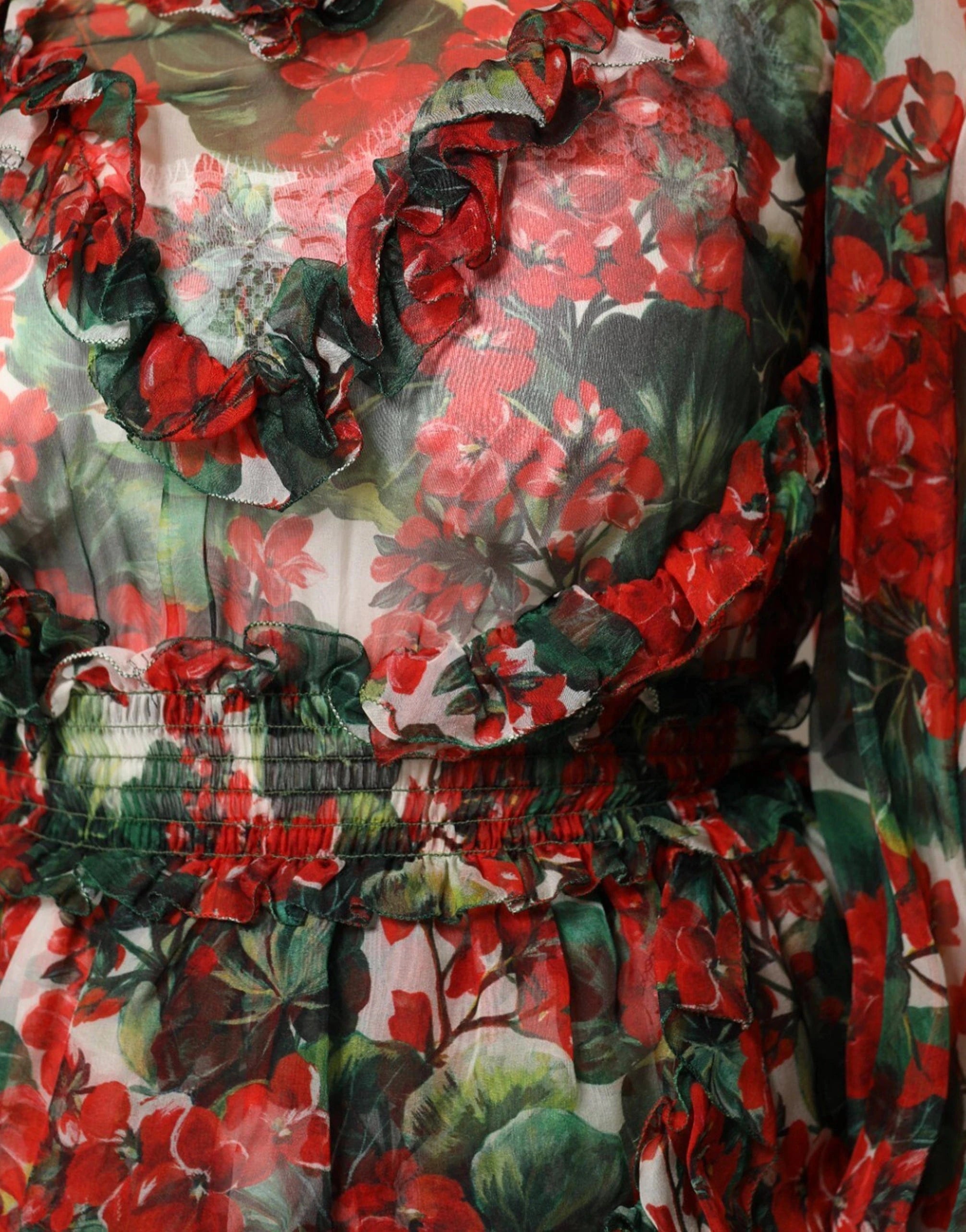 Dolce & Gabbana Geranium Mini Dress