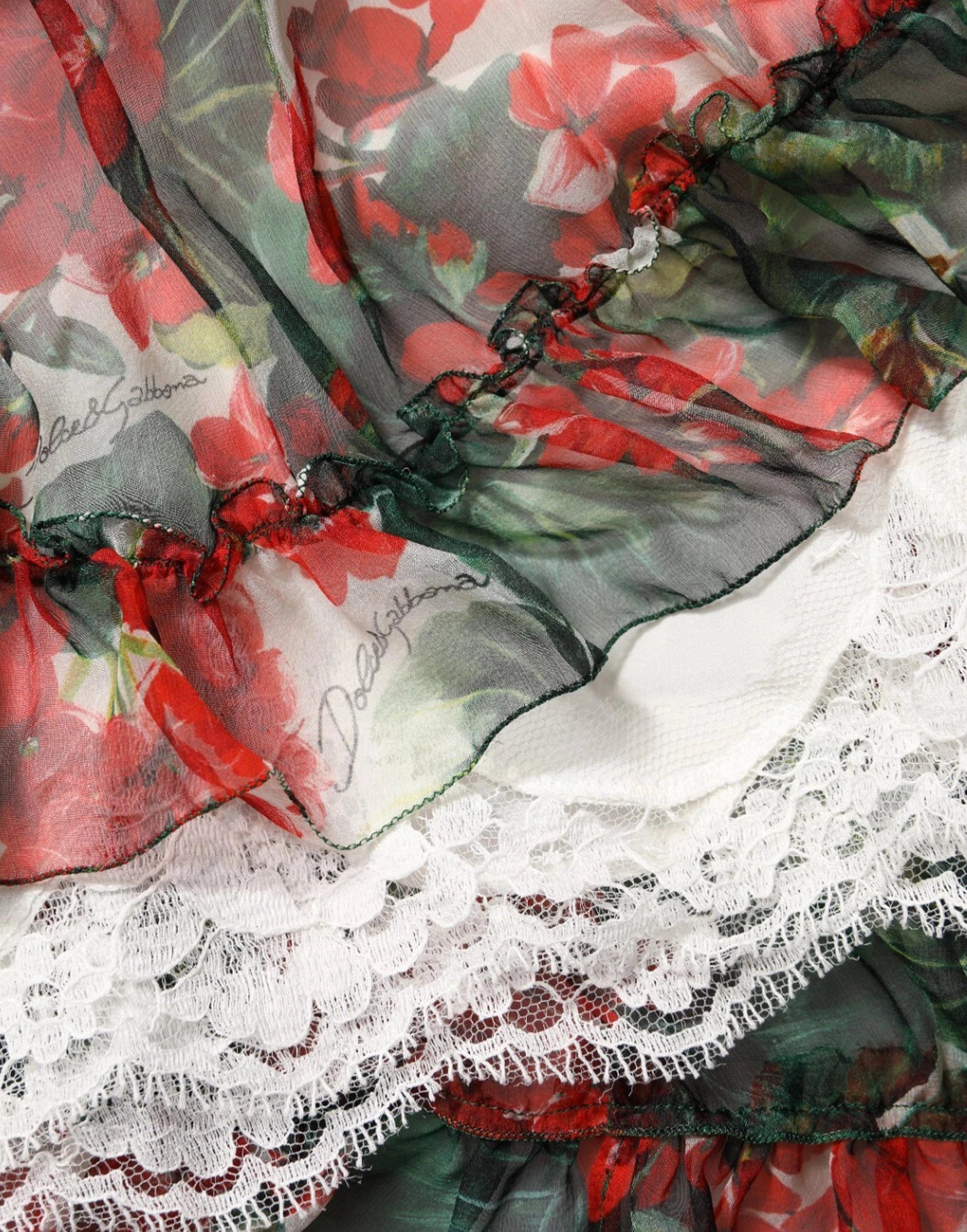 Dolce & Gabbana Geranium Mini Dress