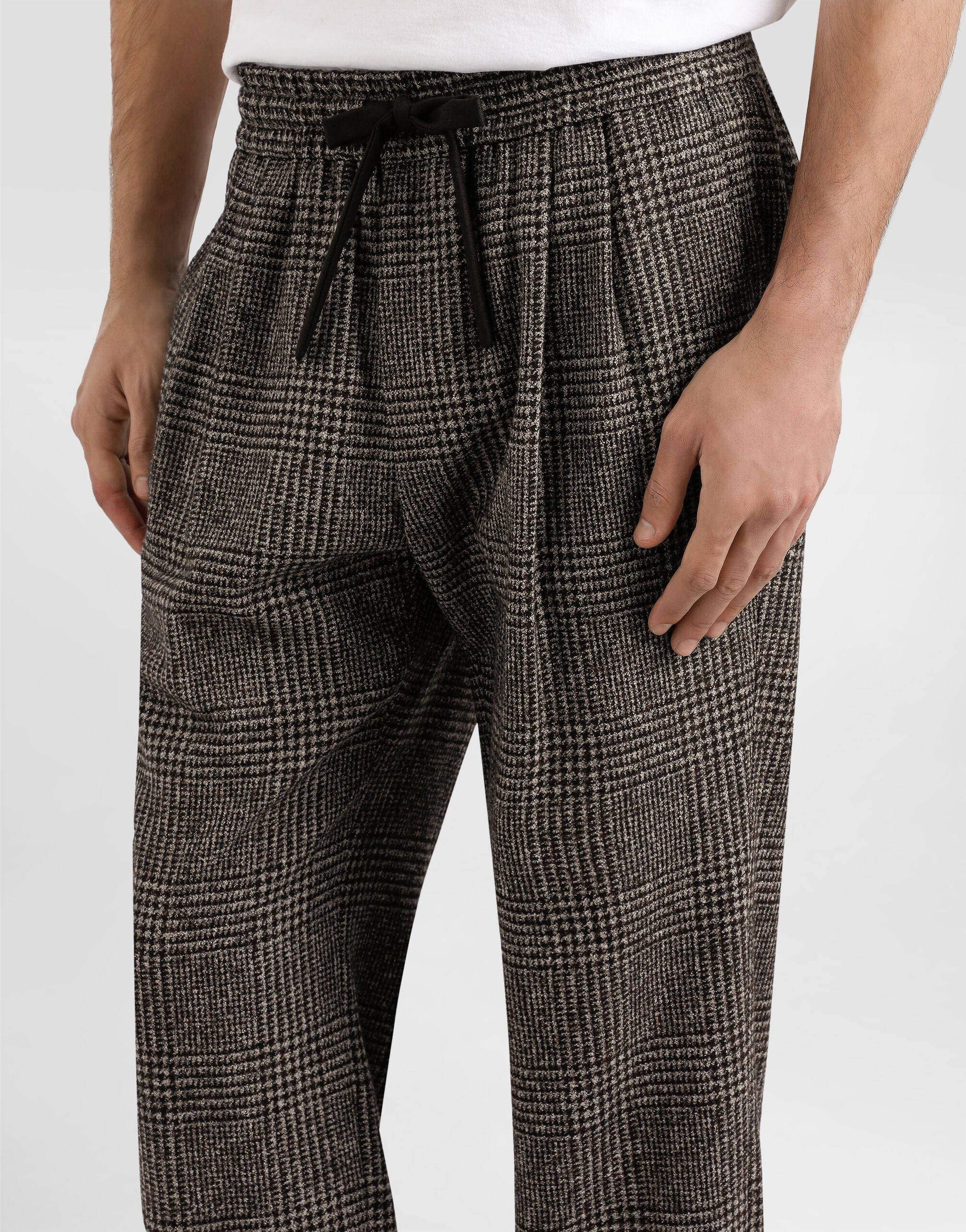 Dolce & Gabbana Glen Plaid Joggers