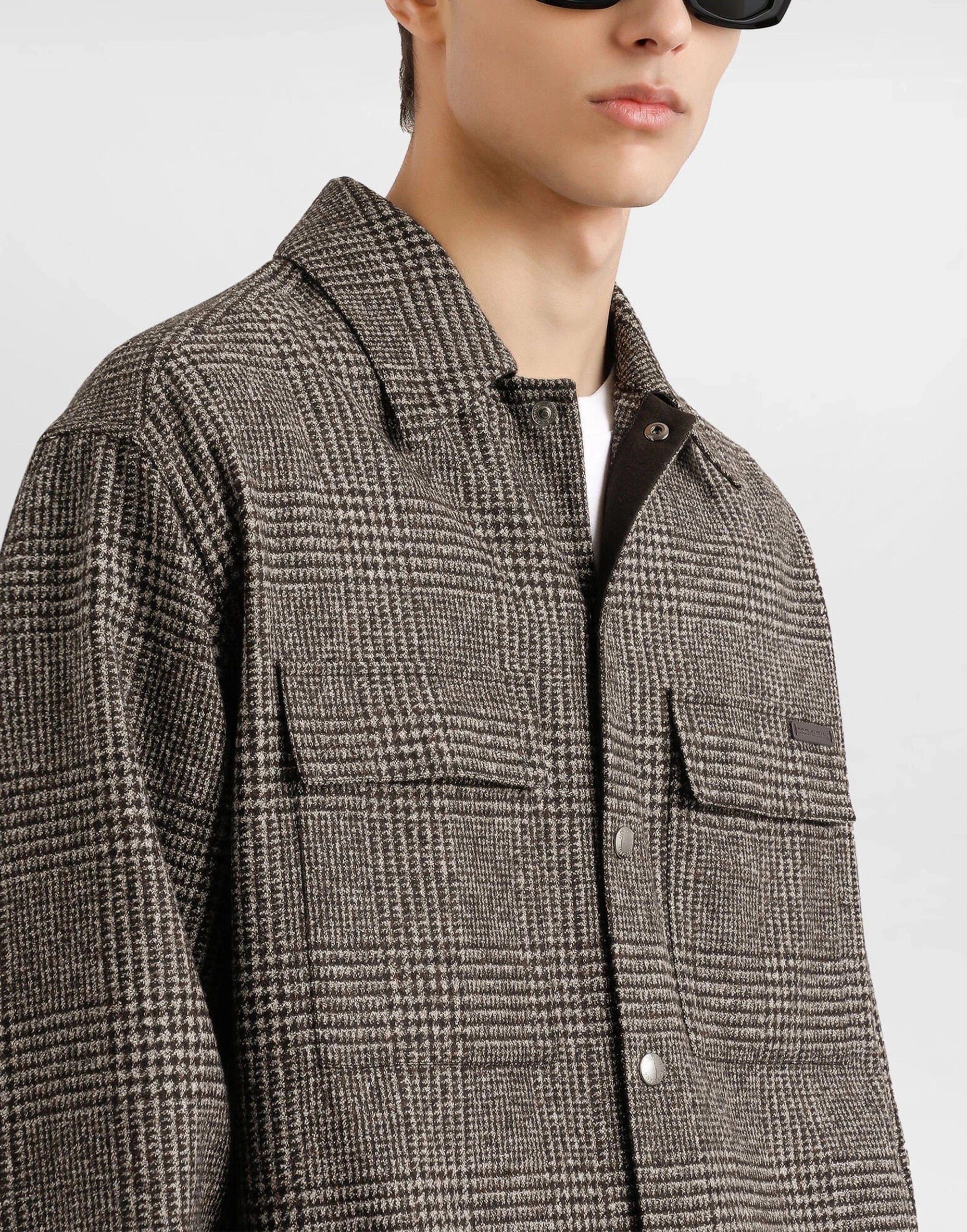 Dolce & Gabbana Glen Plaid Shirt