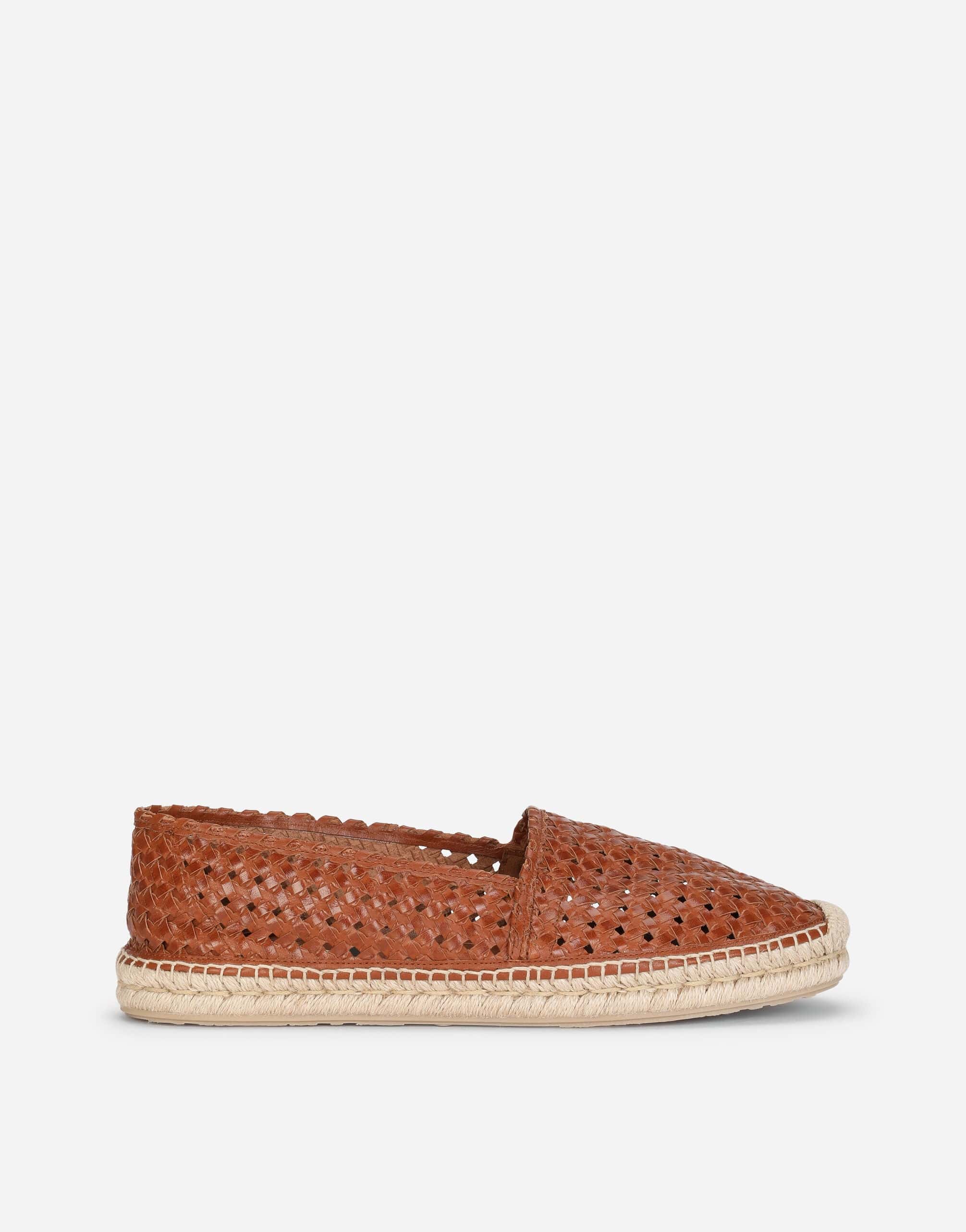 Dolce & Gabbana Goatskin Woven Espadrilles