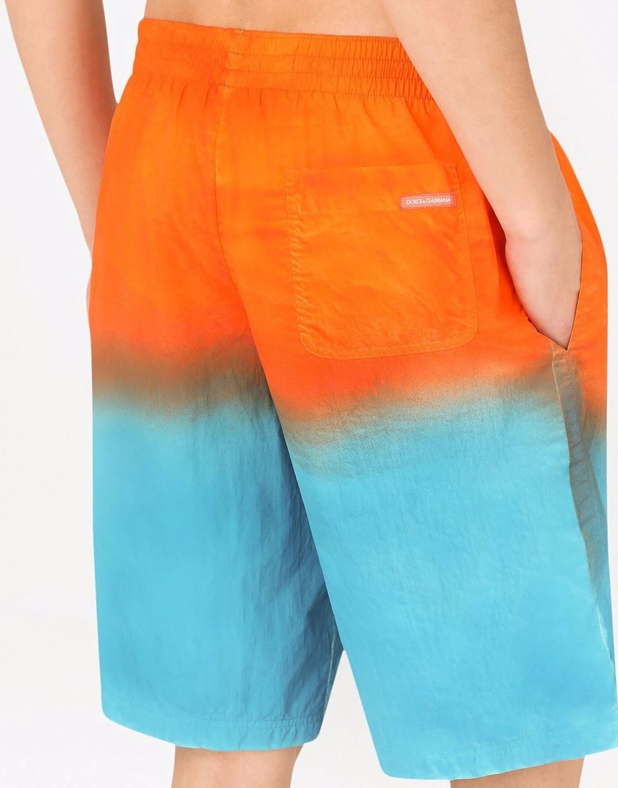 Dolce & Gabbana Gradient-Effect Swimming Shorts