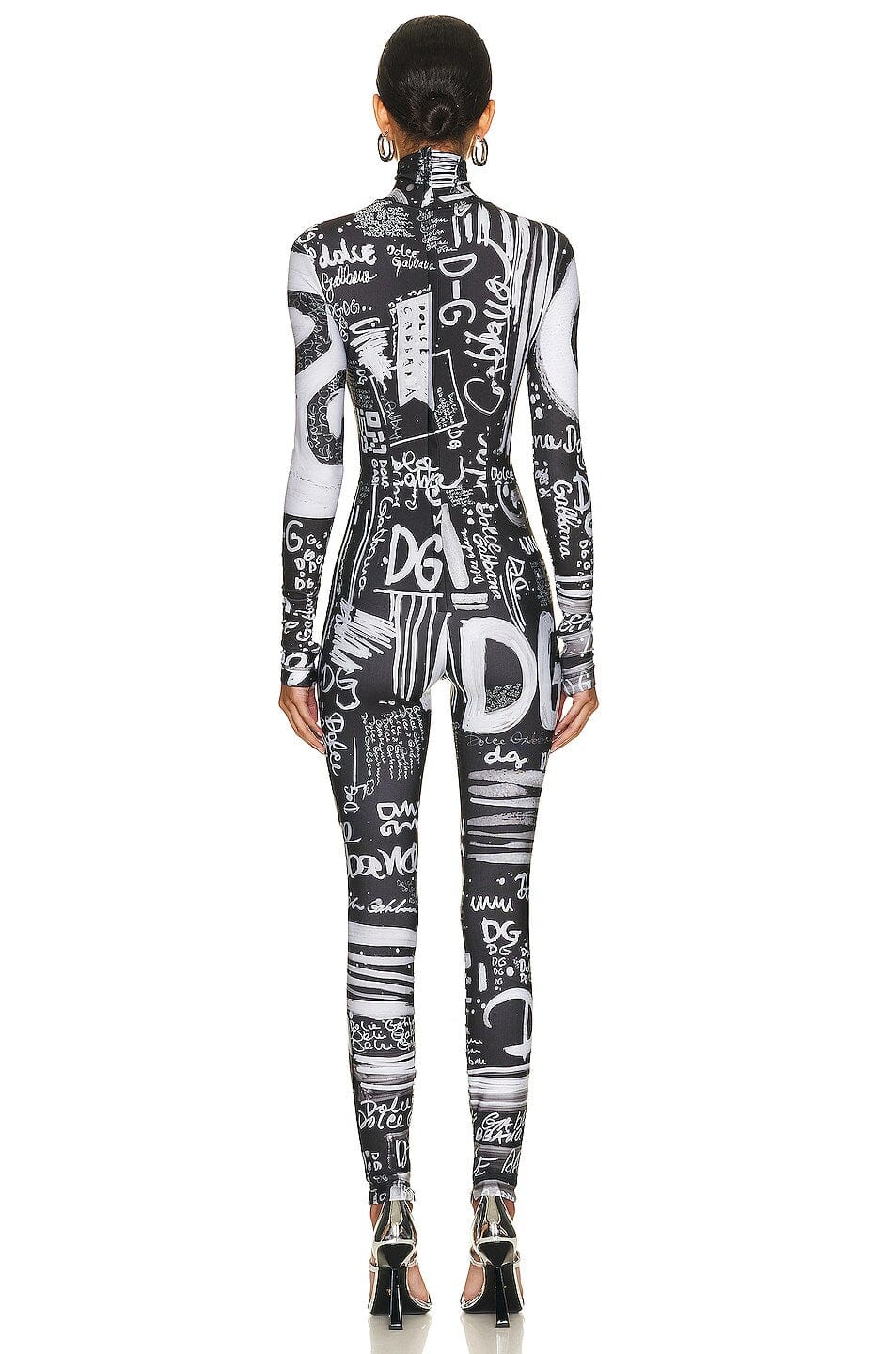 Dolce & Gabbana Graffiti Logo Print Jumpsuit