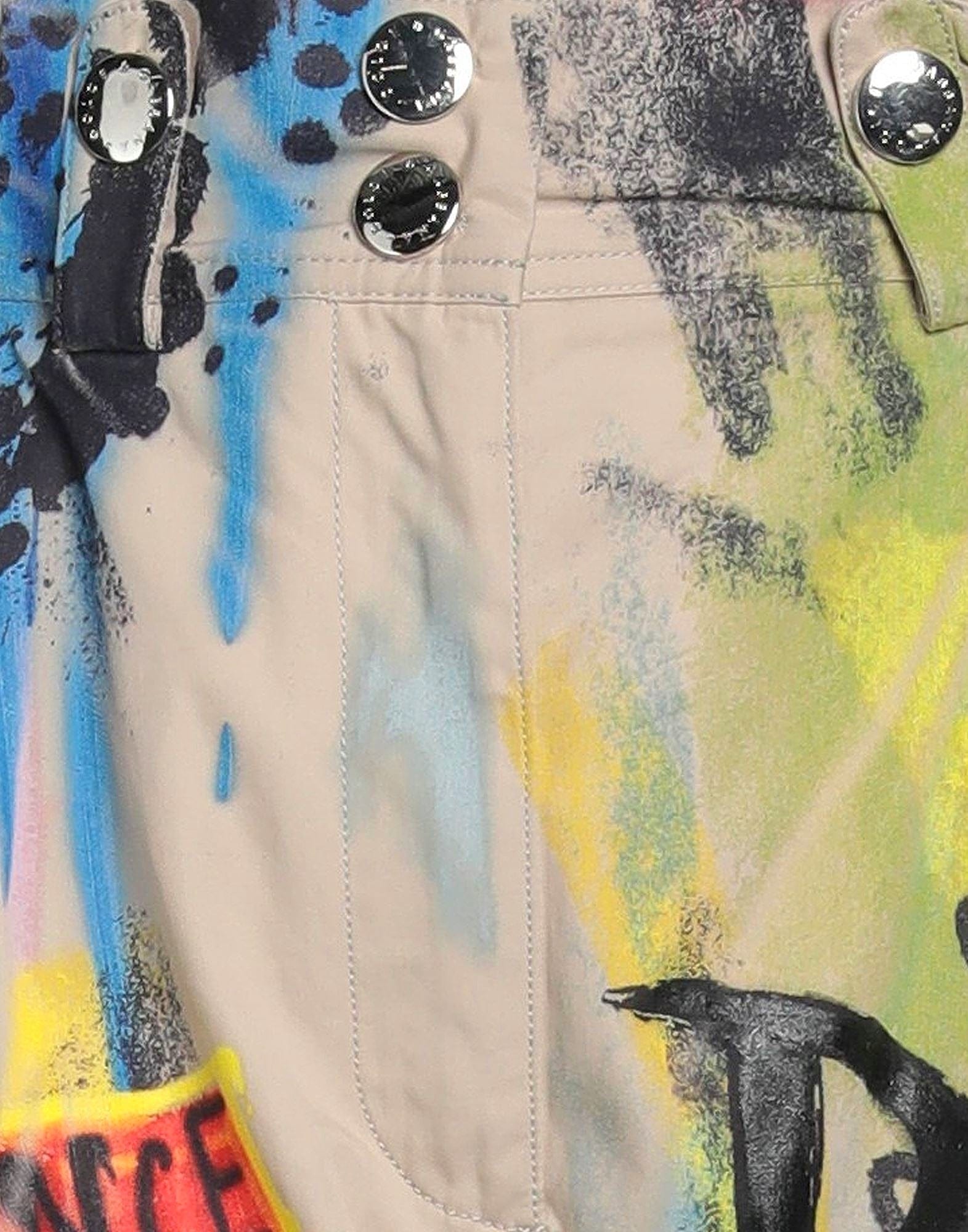 Dolce & Gabbana Graffiti Print High-Waist Bermuda Shorts