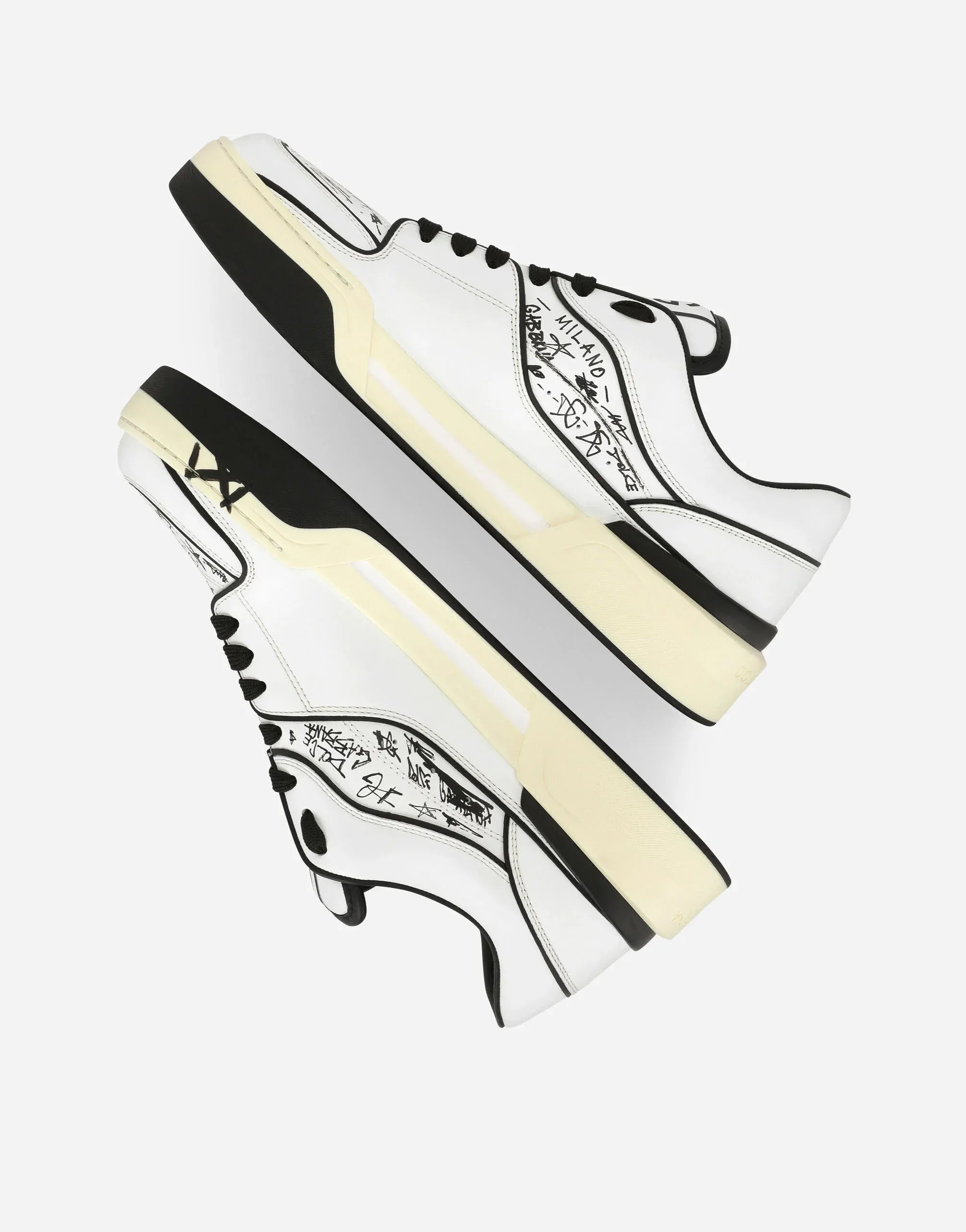 Dolce & Gabbana Graffiti-Print New Roma Sneakers